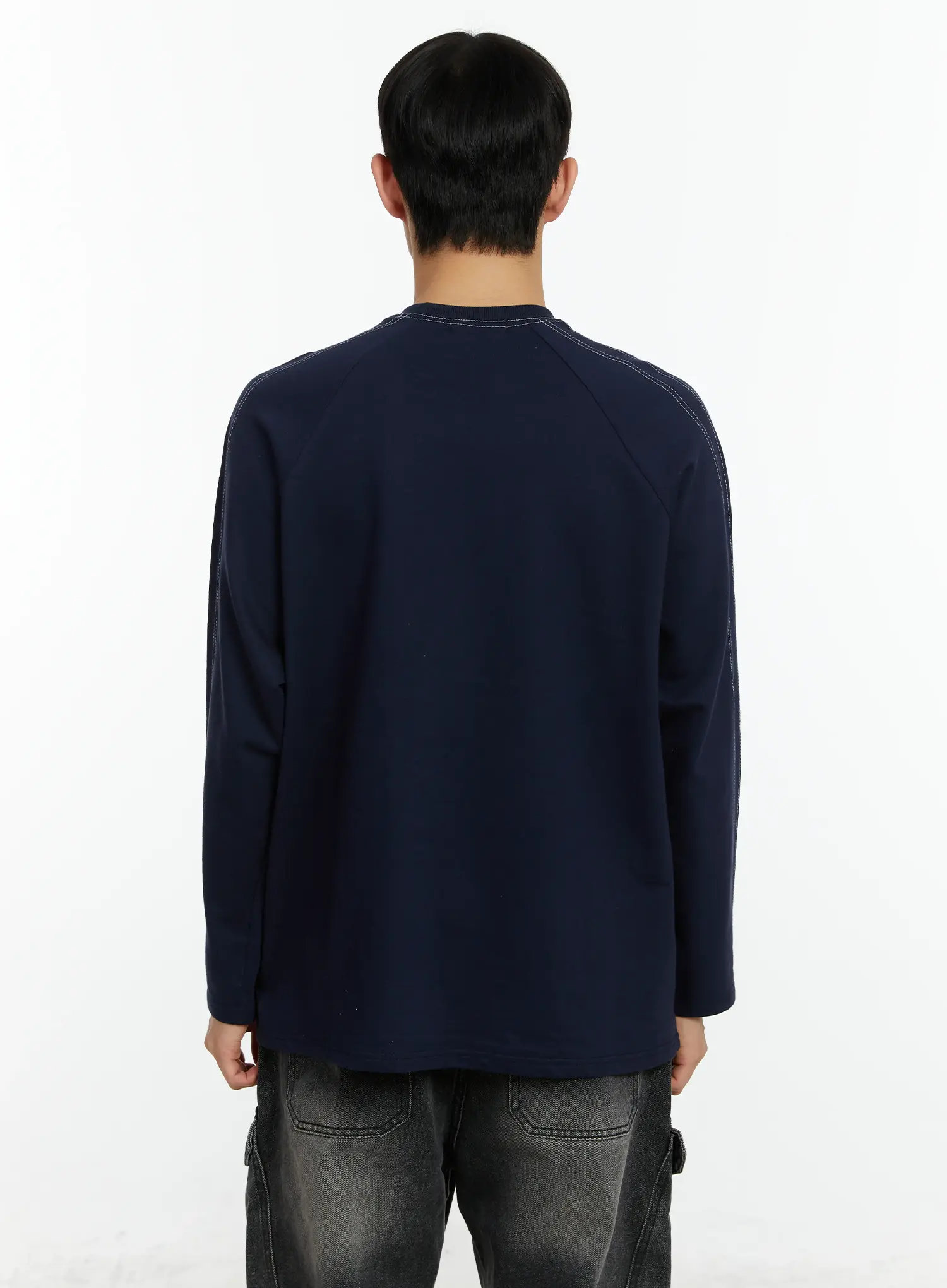 Men's Casual Streetwear Long Sleeve Tee IF510 - Image 5