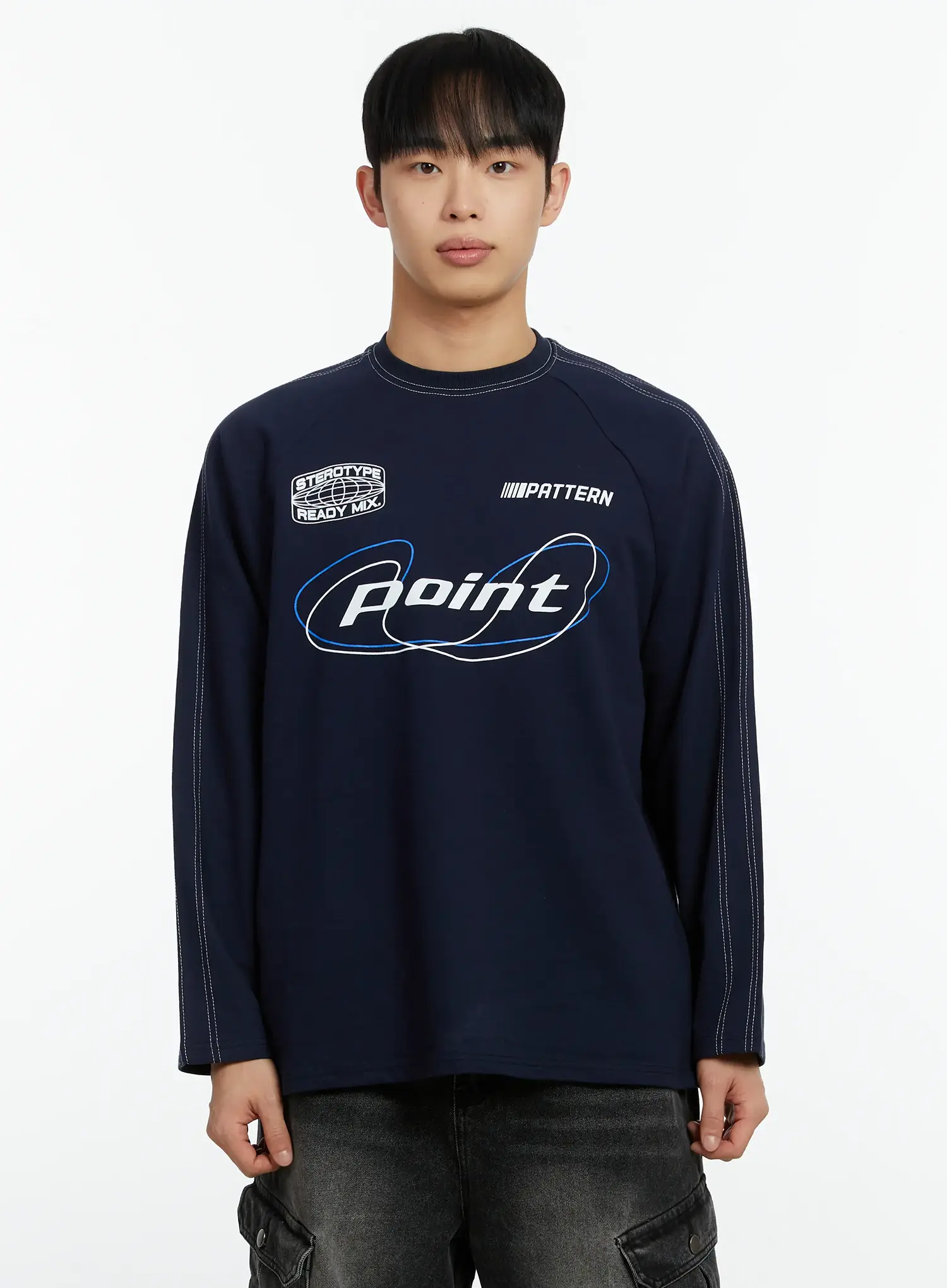 Men's Casual Streetwear Long Sleeve Tee IF510 - Image 9
