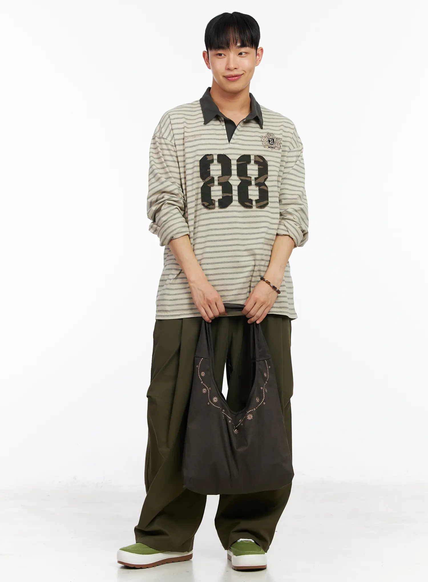 Men's Casual Wide-Leg Cotton Trousers IA501 - Image 11