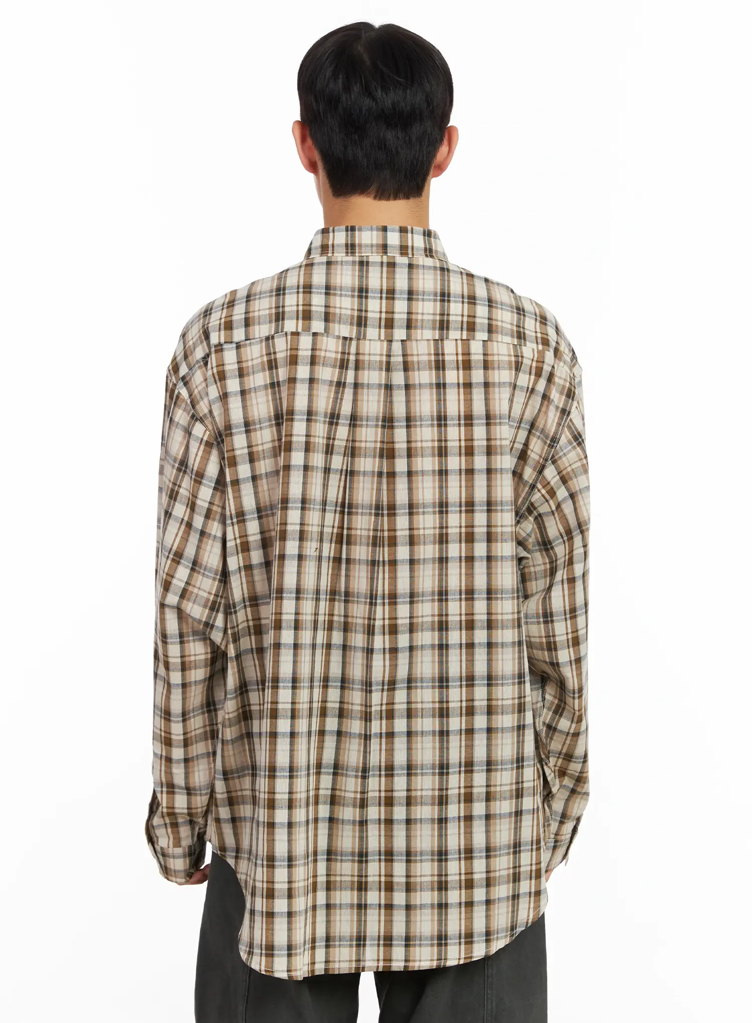 Men's Checkered Shirt IM516 - Image 6