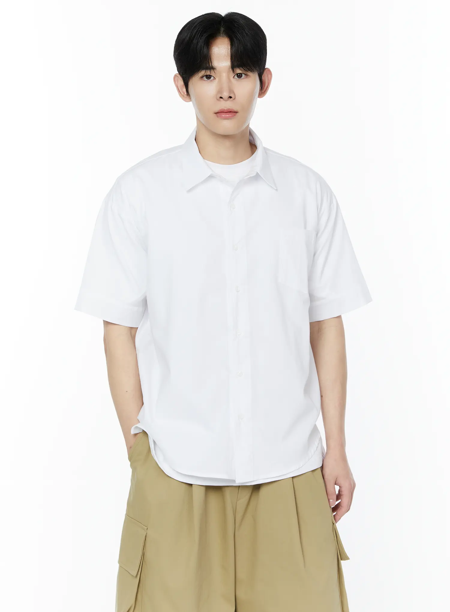 Men's Classic Button-Up Shirt IA530 - Image 2