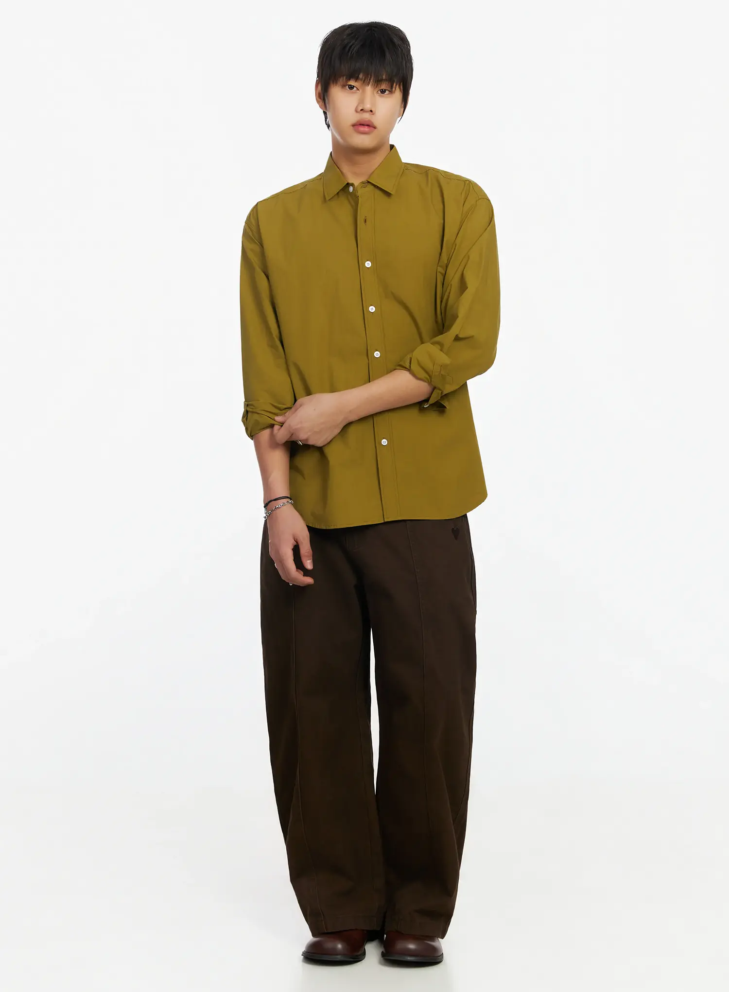 Men's Classic Button-Up Shirt IF503