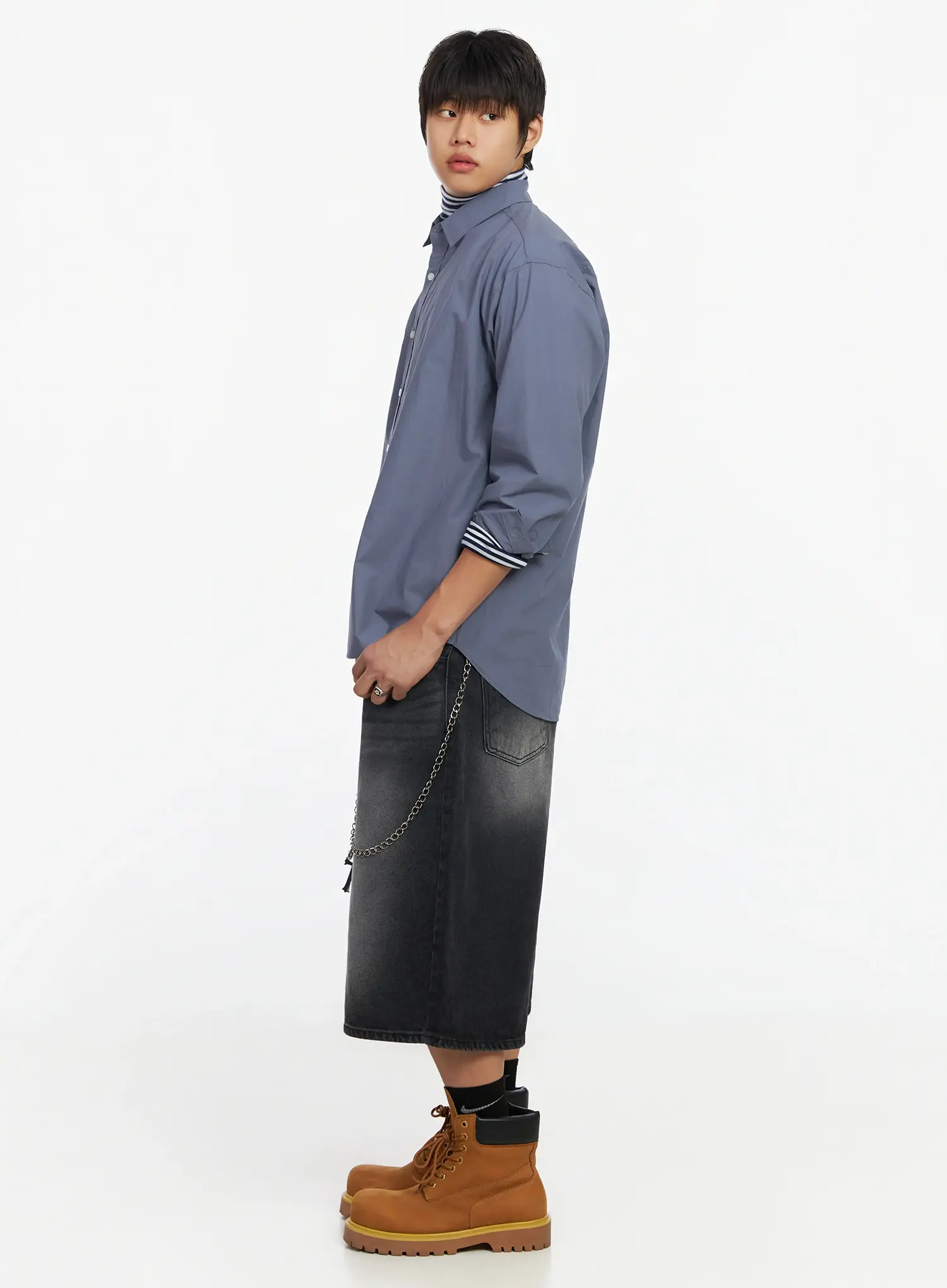 Men's Classic Button-Up Shirt IF503 - Image 10