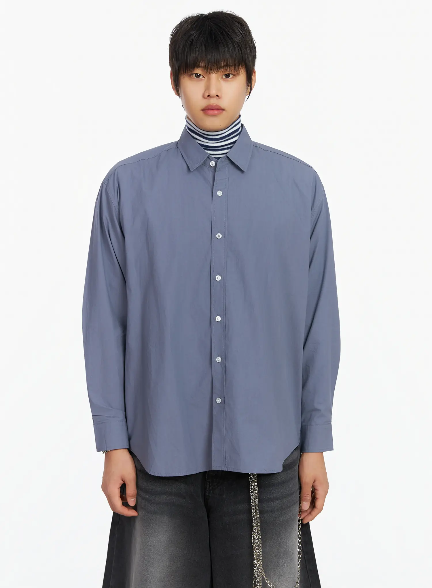 Men's Classic Button-Up Shirt IF503 - Image 14