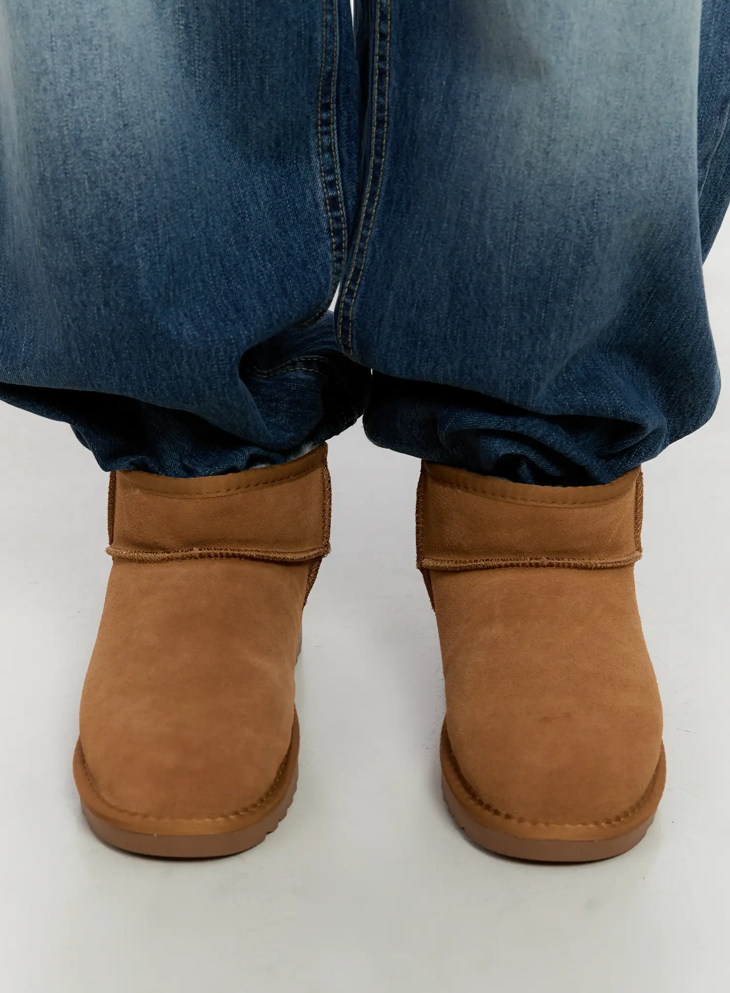 Men's Classic Shearling Ankle Boots IN512 - Image 3