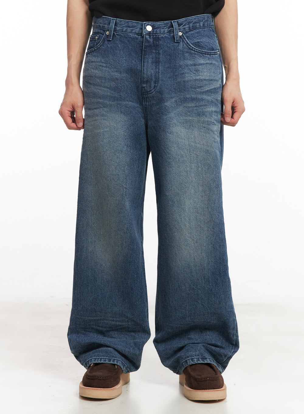 Men's Classic Wide-Fit Jeans IA521 - Image 2
