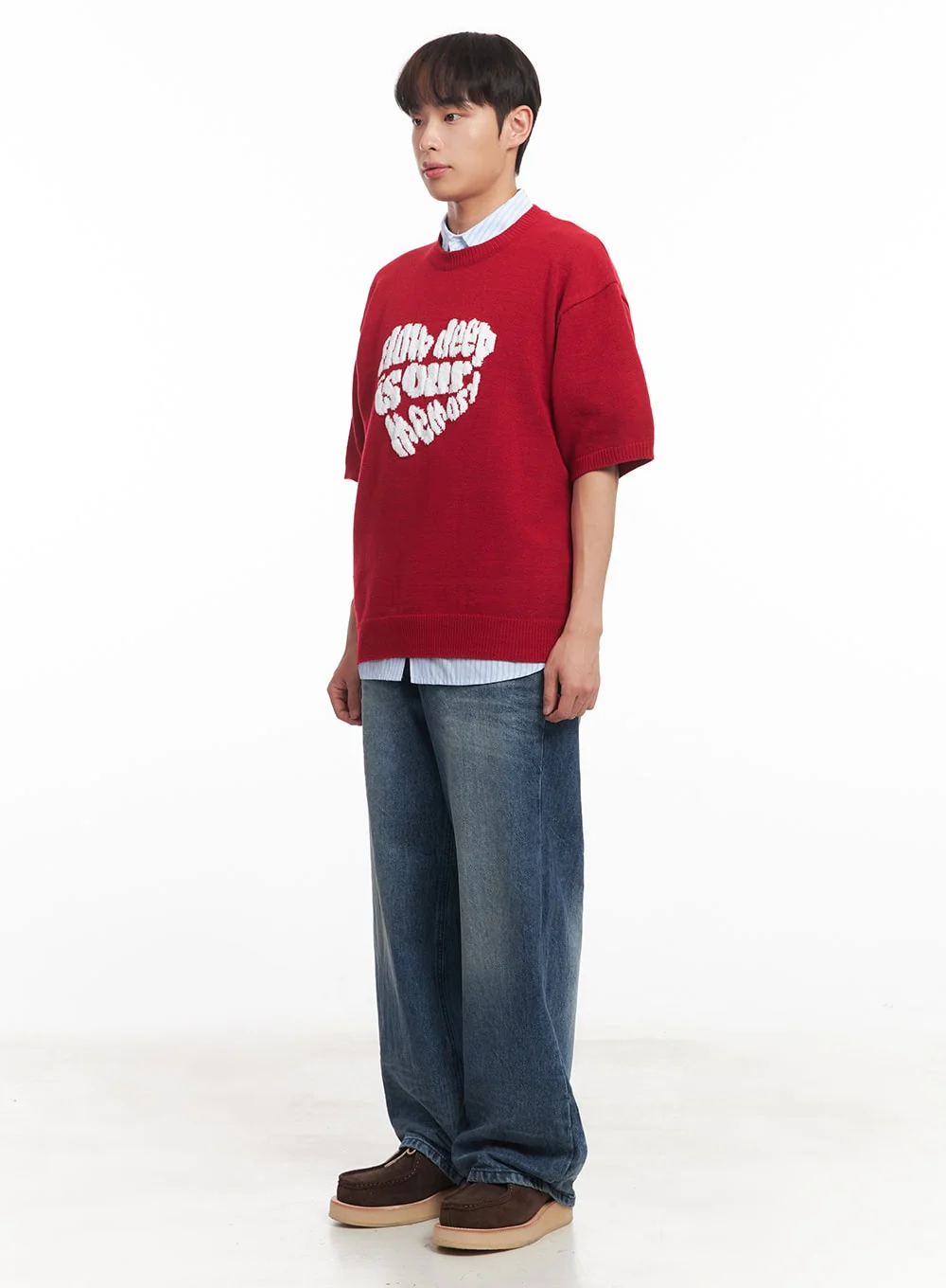 Men's Classic Wide-Fit Jeans IA521 - Image 8