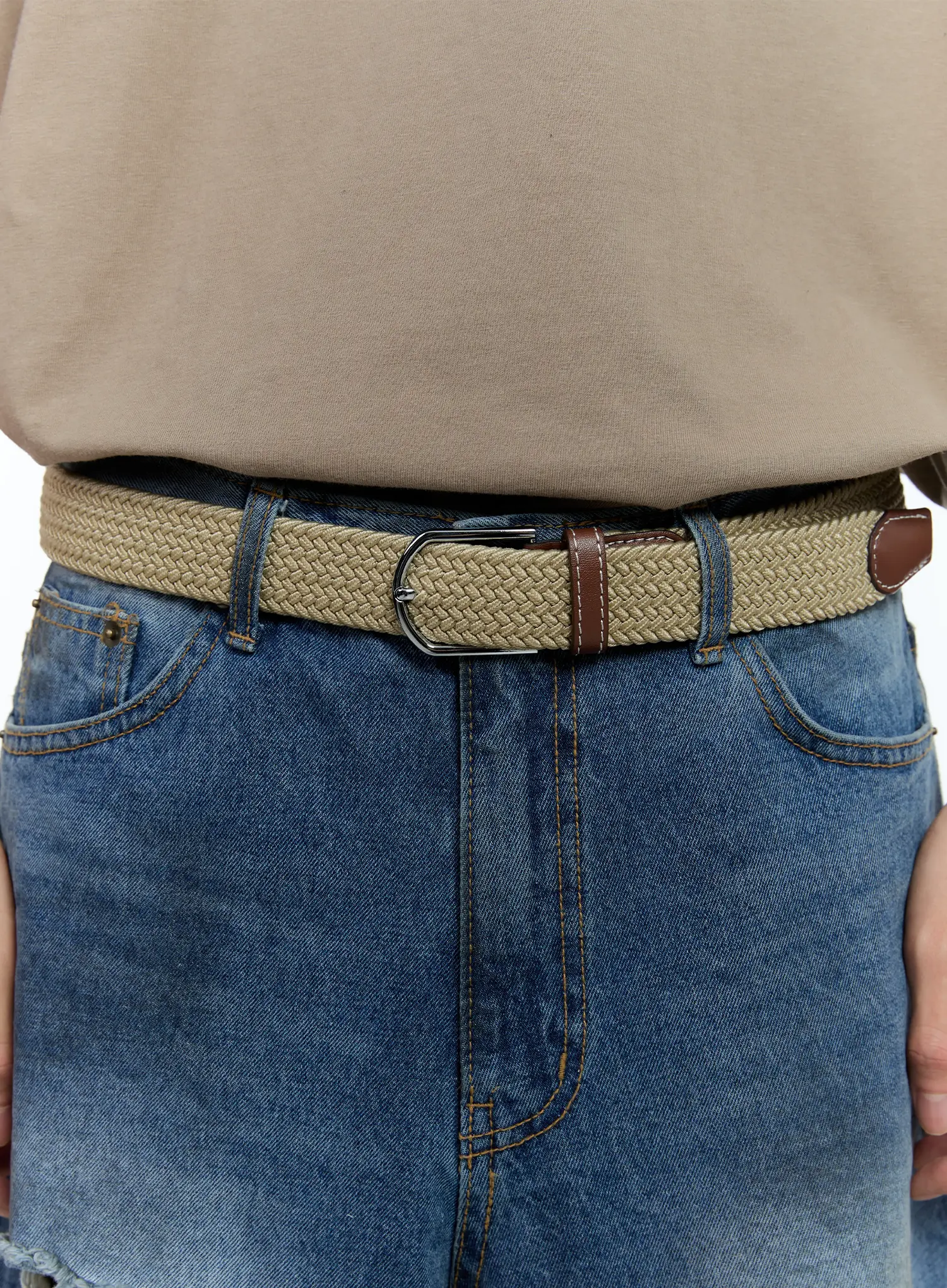 Men's Classic Woven Belt IG501 - Image 6