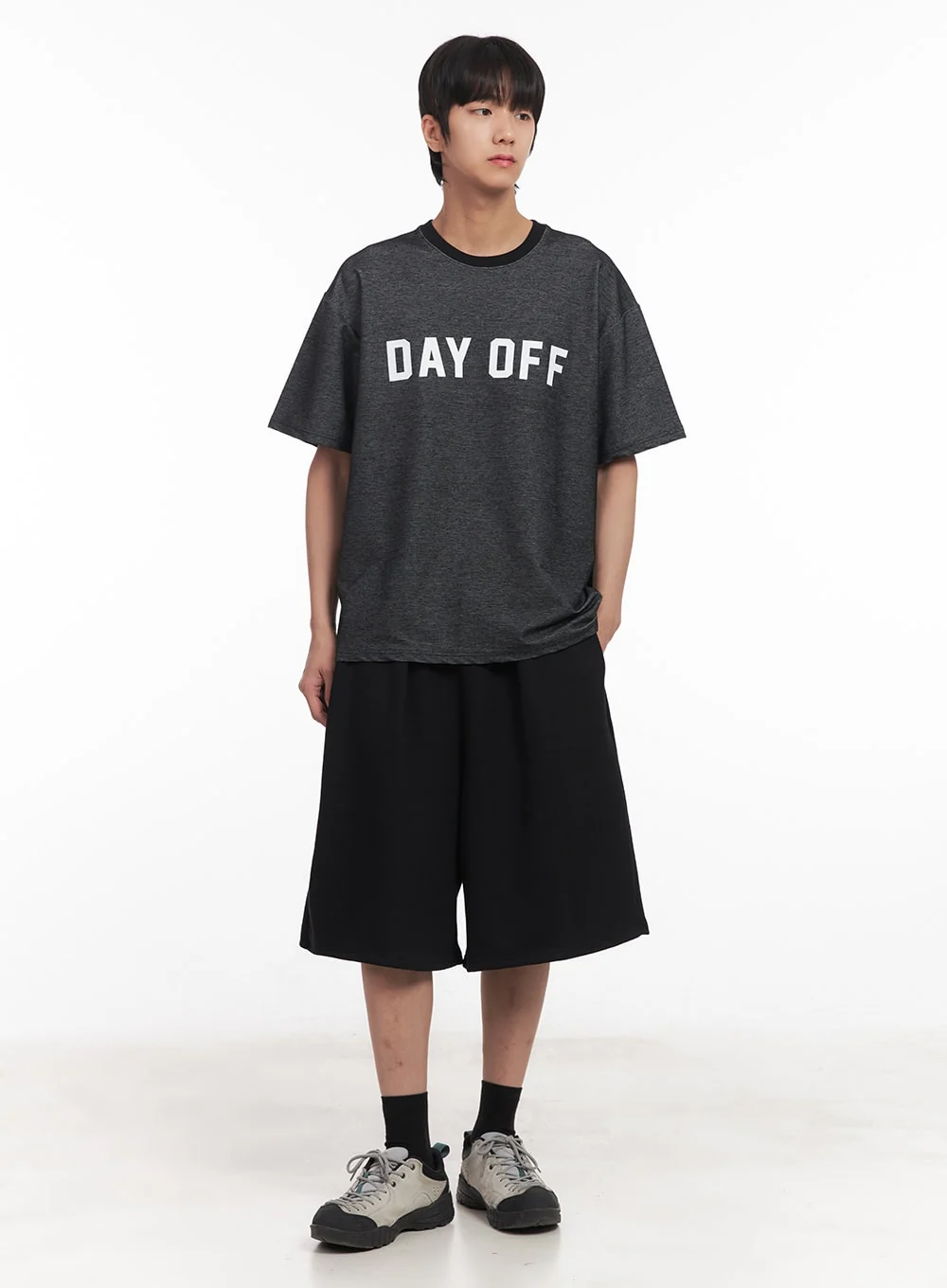 Men's Comfy Wide-Fit Sweatshorts IA511 - Image 10