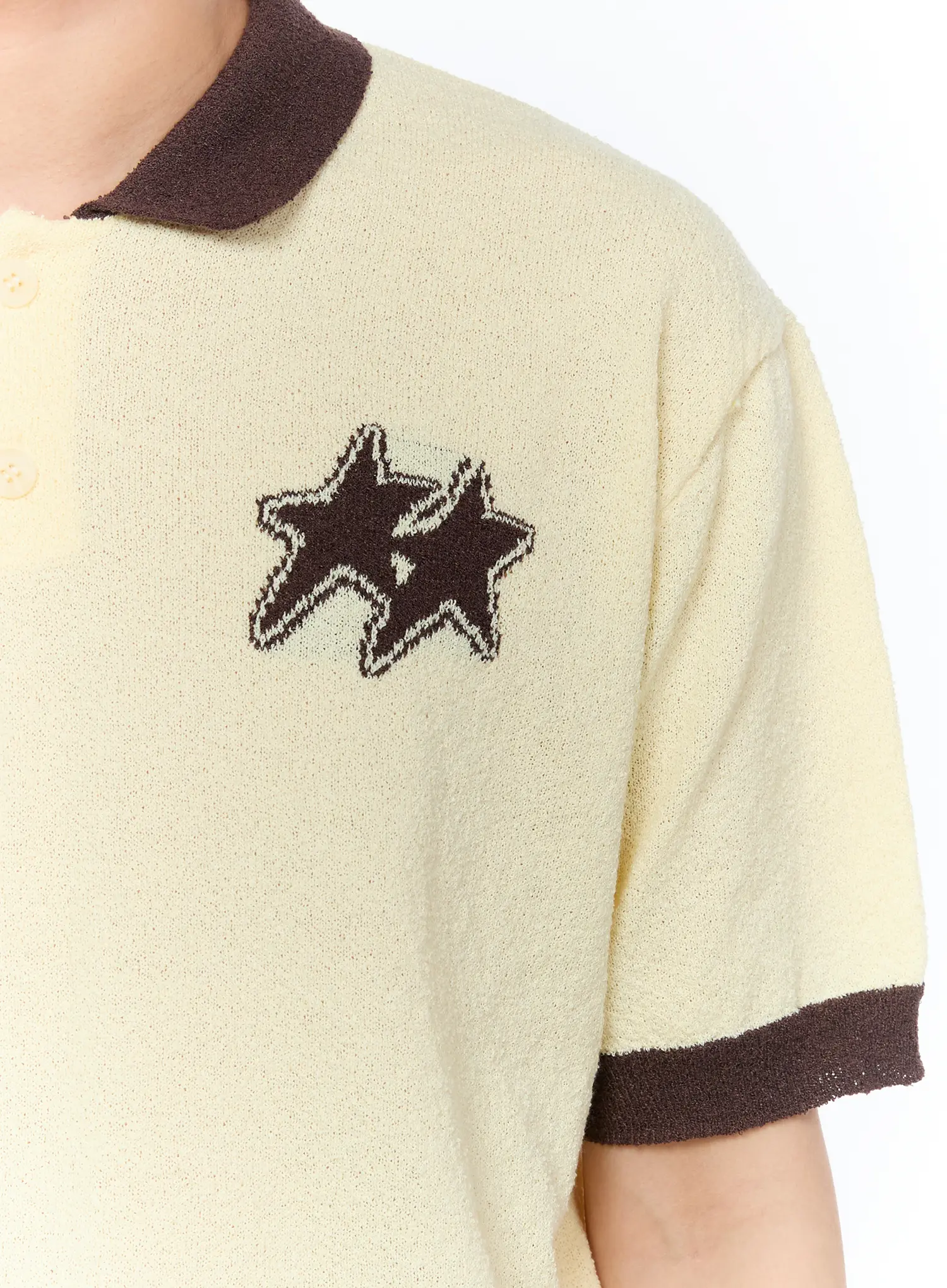 Men's Contrast Graphic Polo Shirt IA520 - Image 10