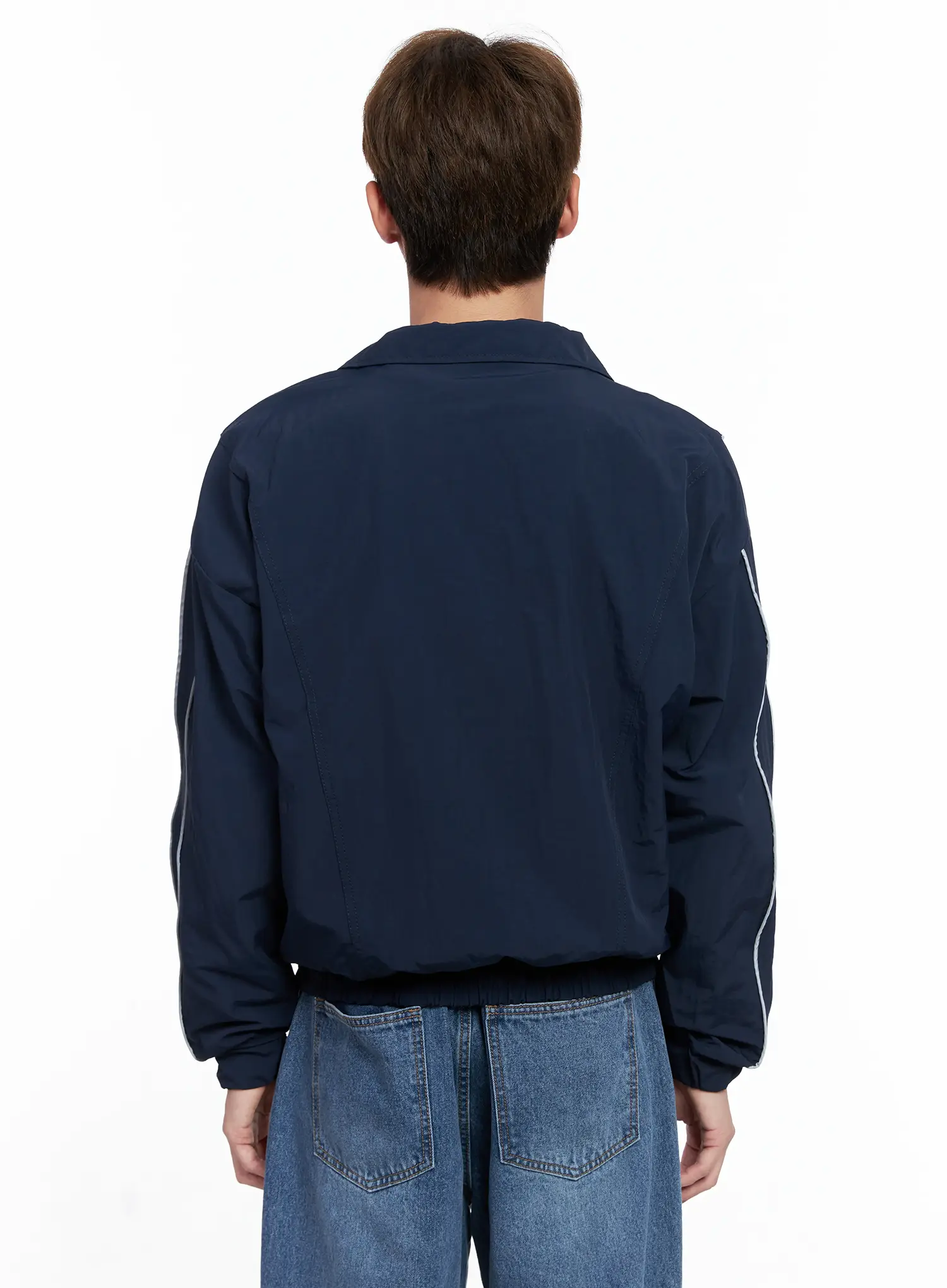 Men's Contrast Track Jacket IO506 - Image 5