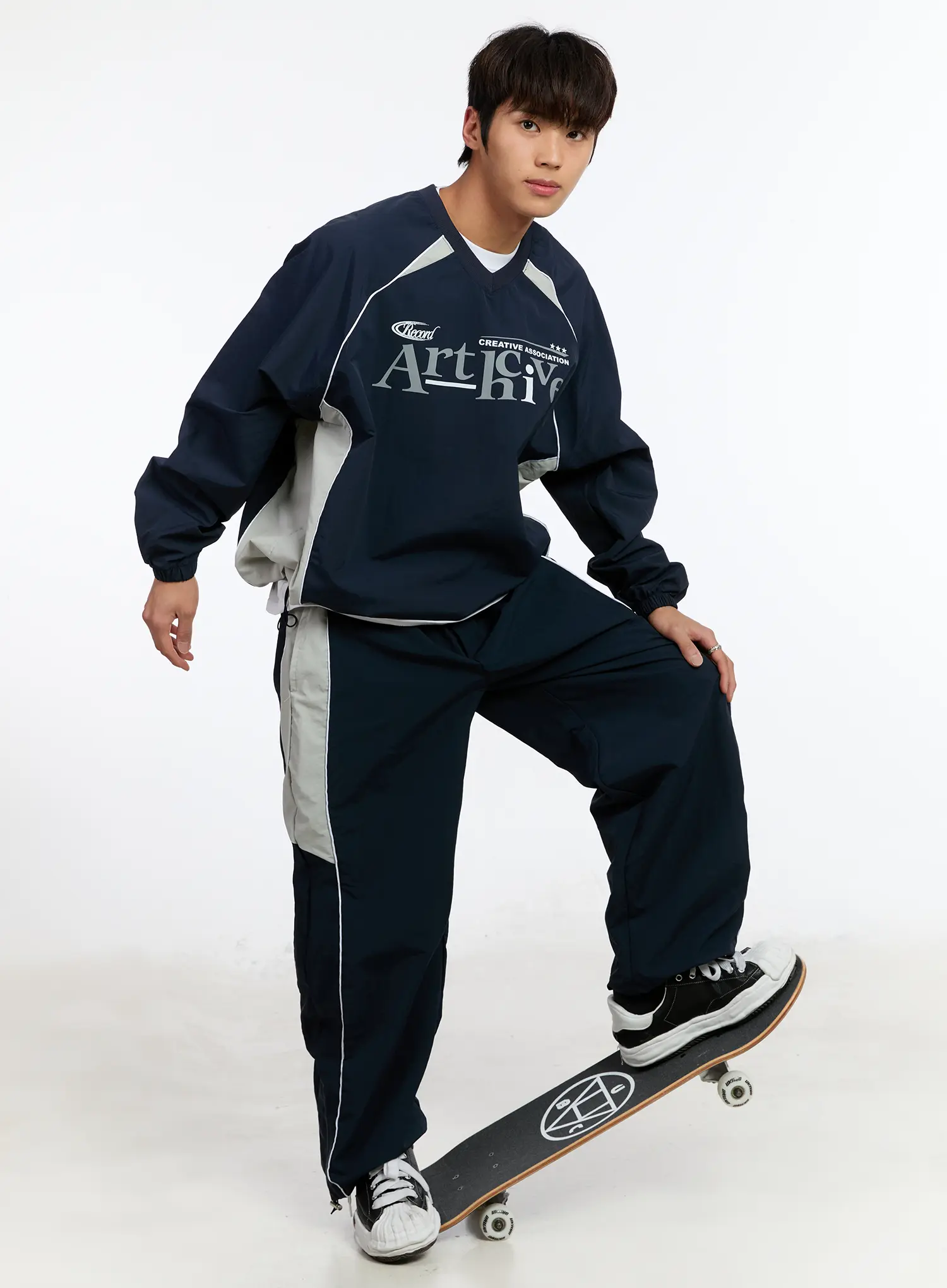 Men's Contrast Track Pants IM530 - Image 2