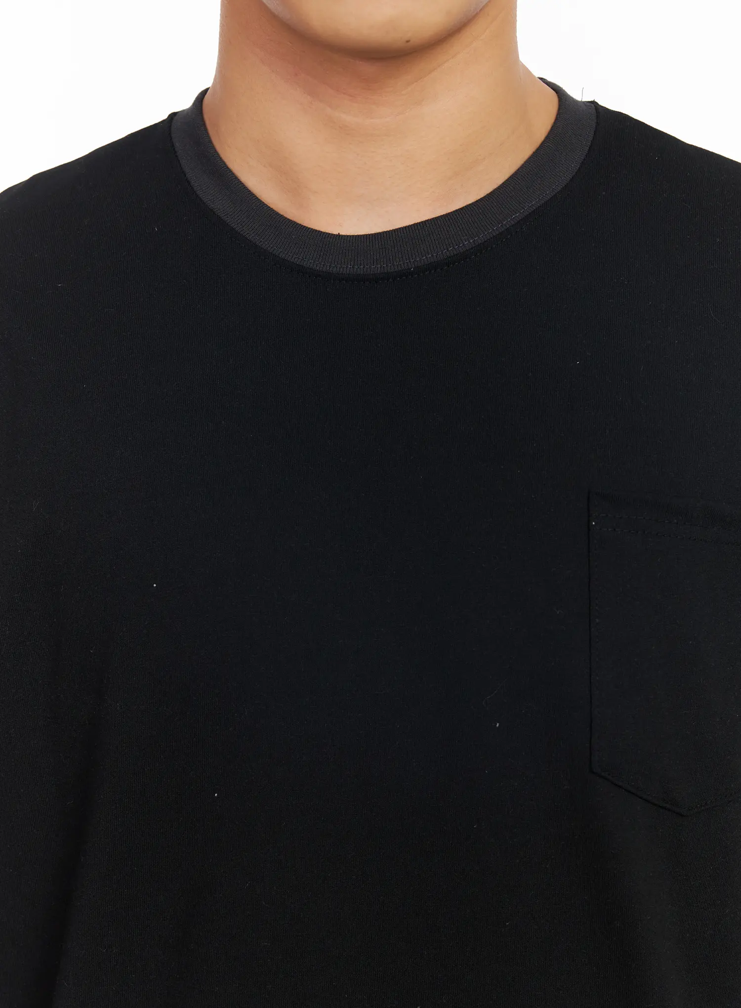 Men's Cotton Contrast Trim Tee IA501 - Image 13