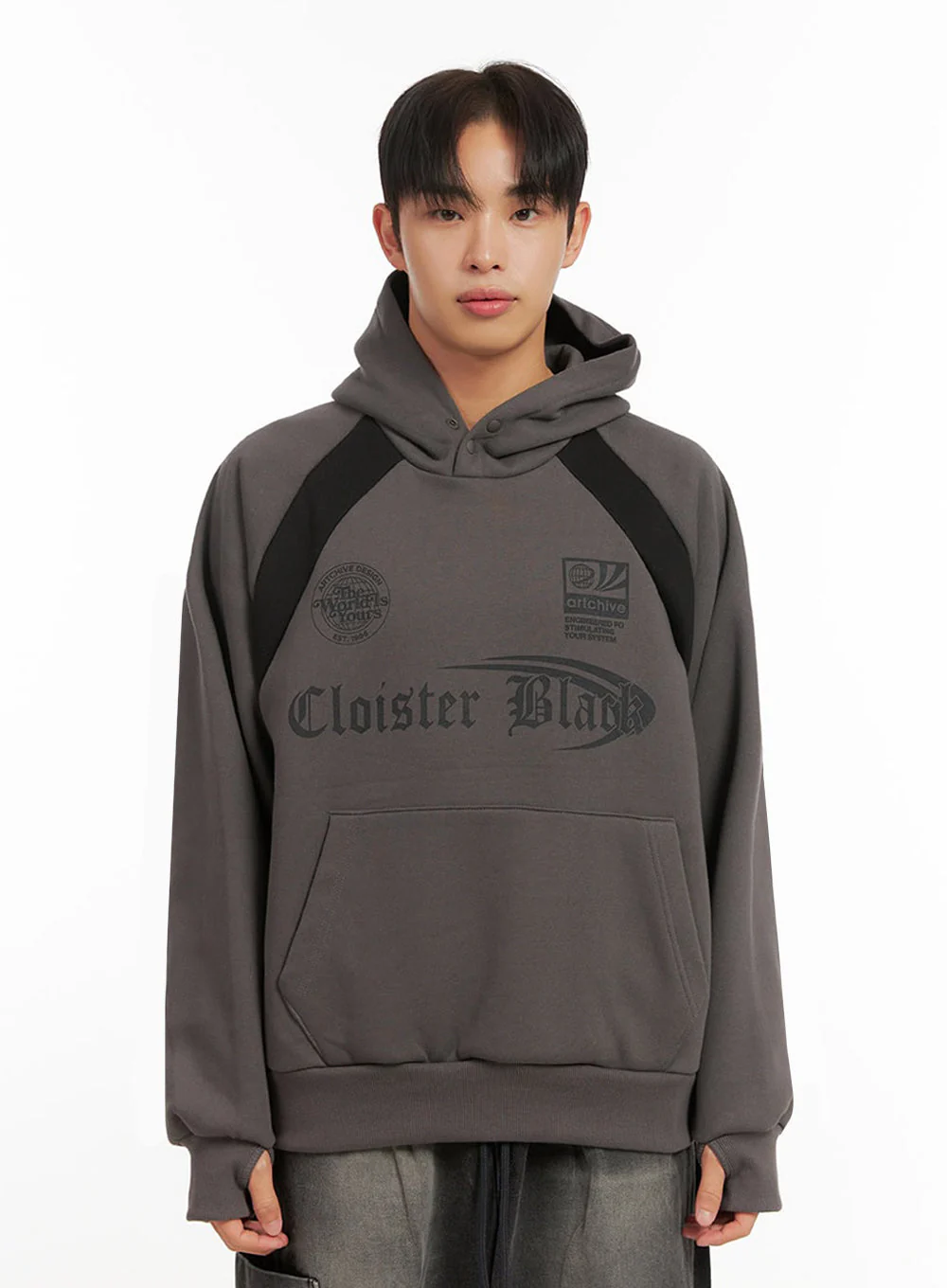 Men's Cotton Graphic Hoodie ID413 - Image 10