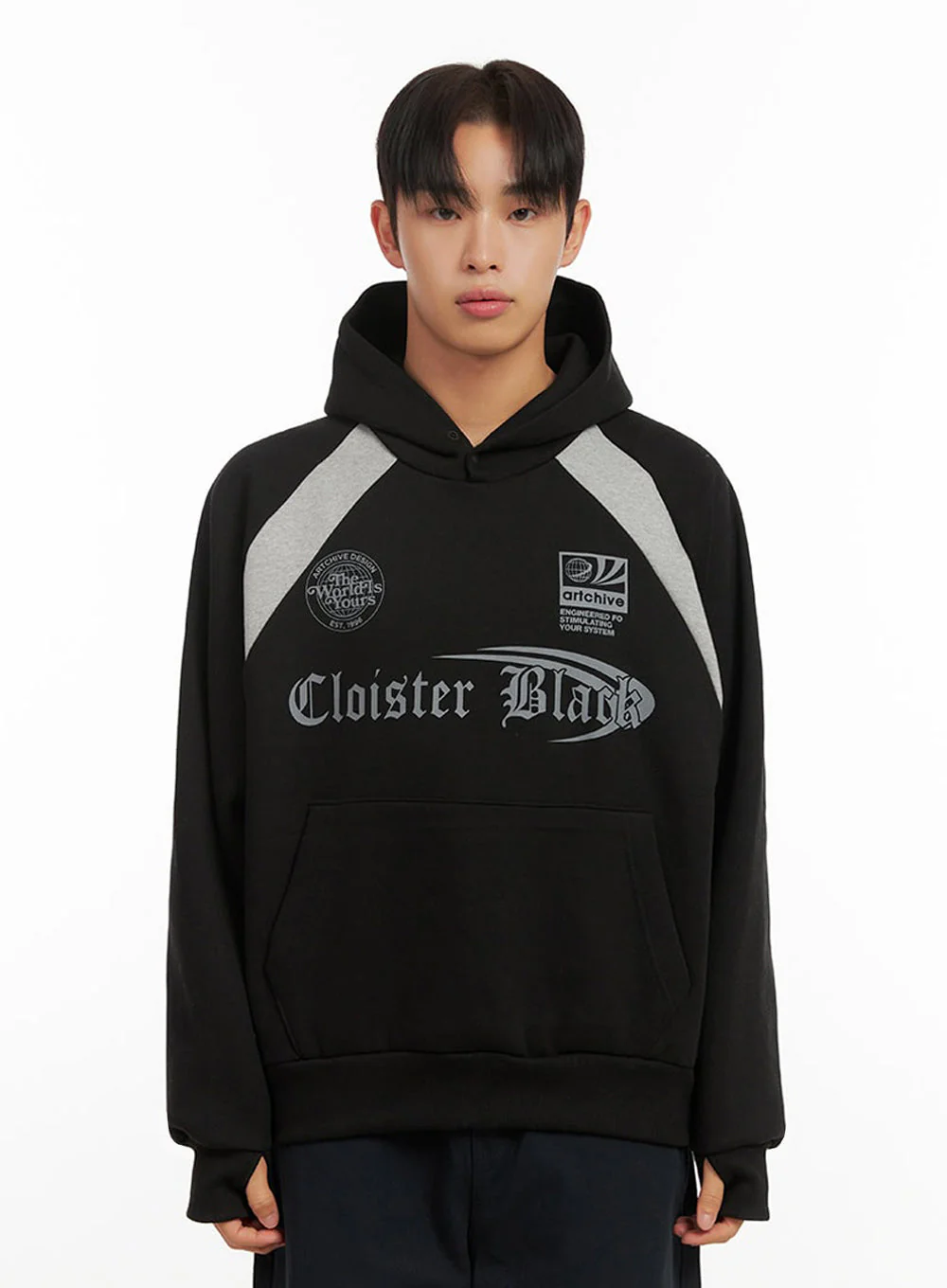 Men's Cotton Graphic Hoodie ID413 - Image 12