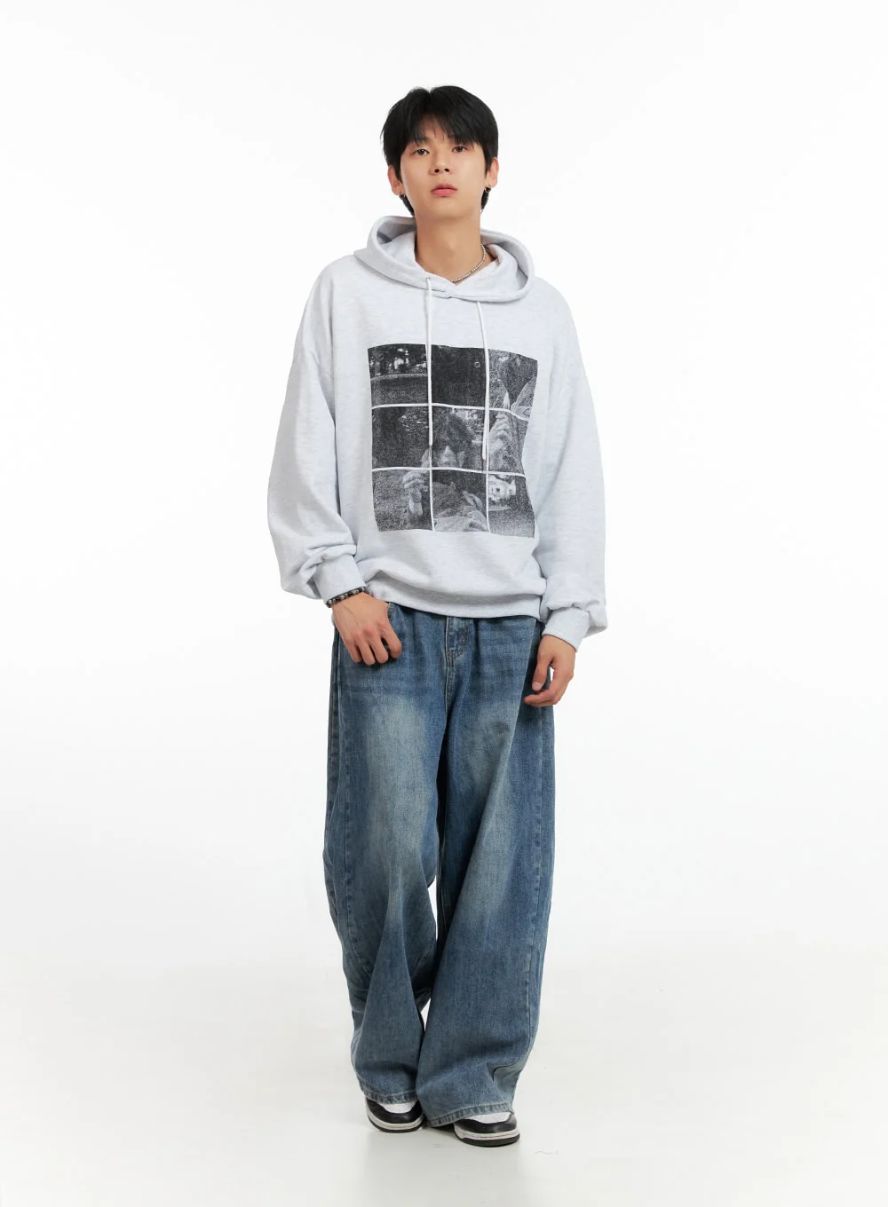Men's Cotton Graphic Hoodie IG402 - Image 2