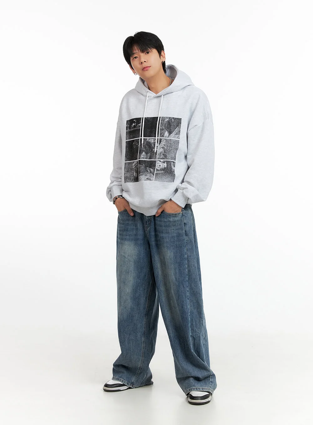 Men's Cotton Graphic Hoodie IG402 - Image 7
