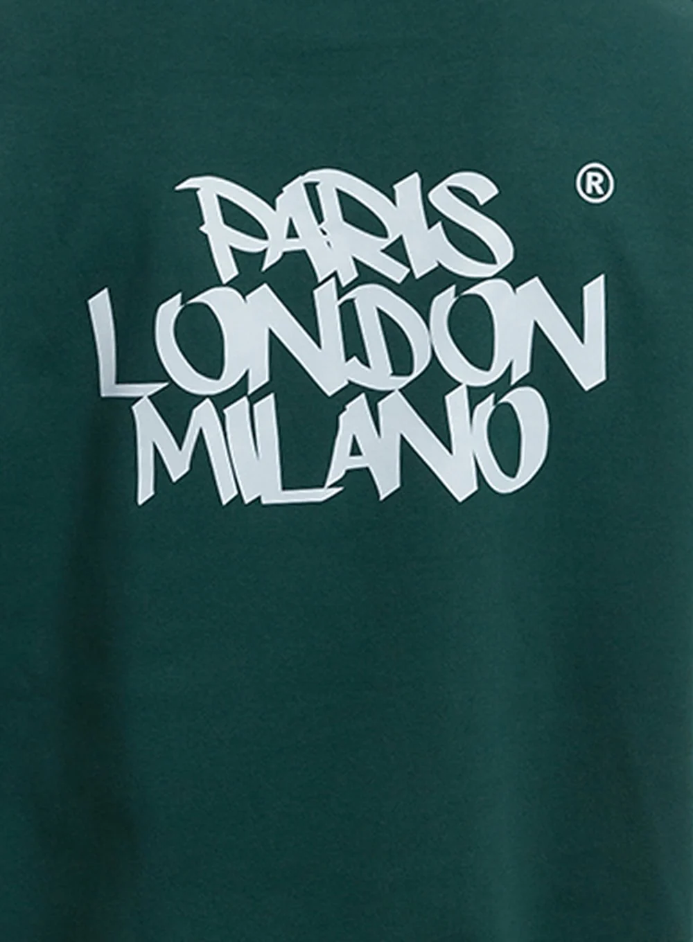 Men's Cotton Hooded Sweatshirt (Dark green) IO402 - Image 6
