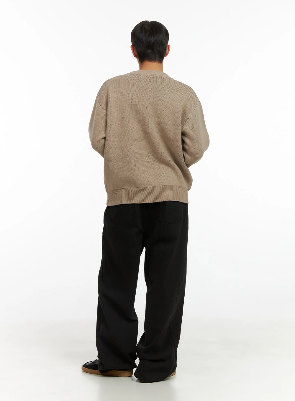 Men's Cotton Wide Pants CO408 - Image 4