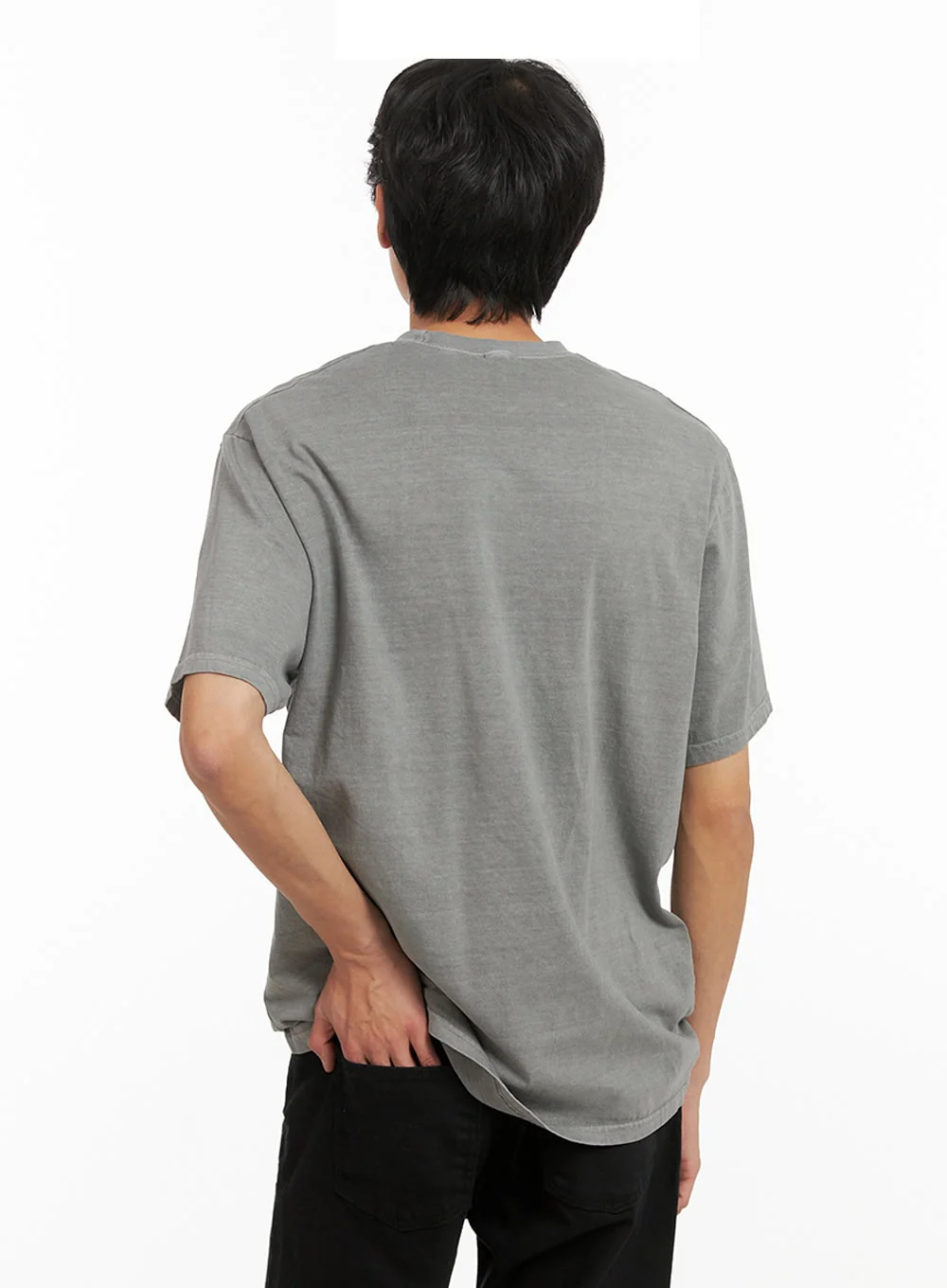 Men's Crew Neck Embroidered Top IY416 - Image 5