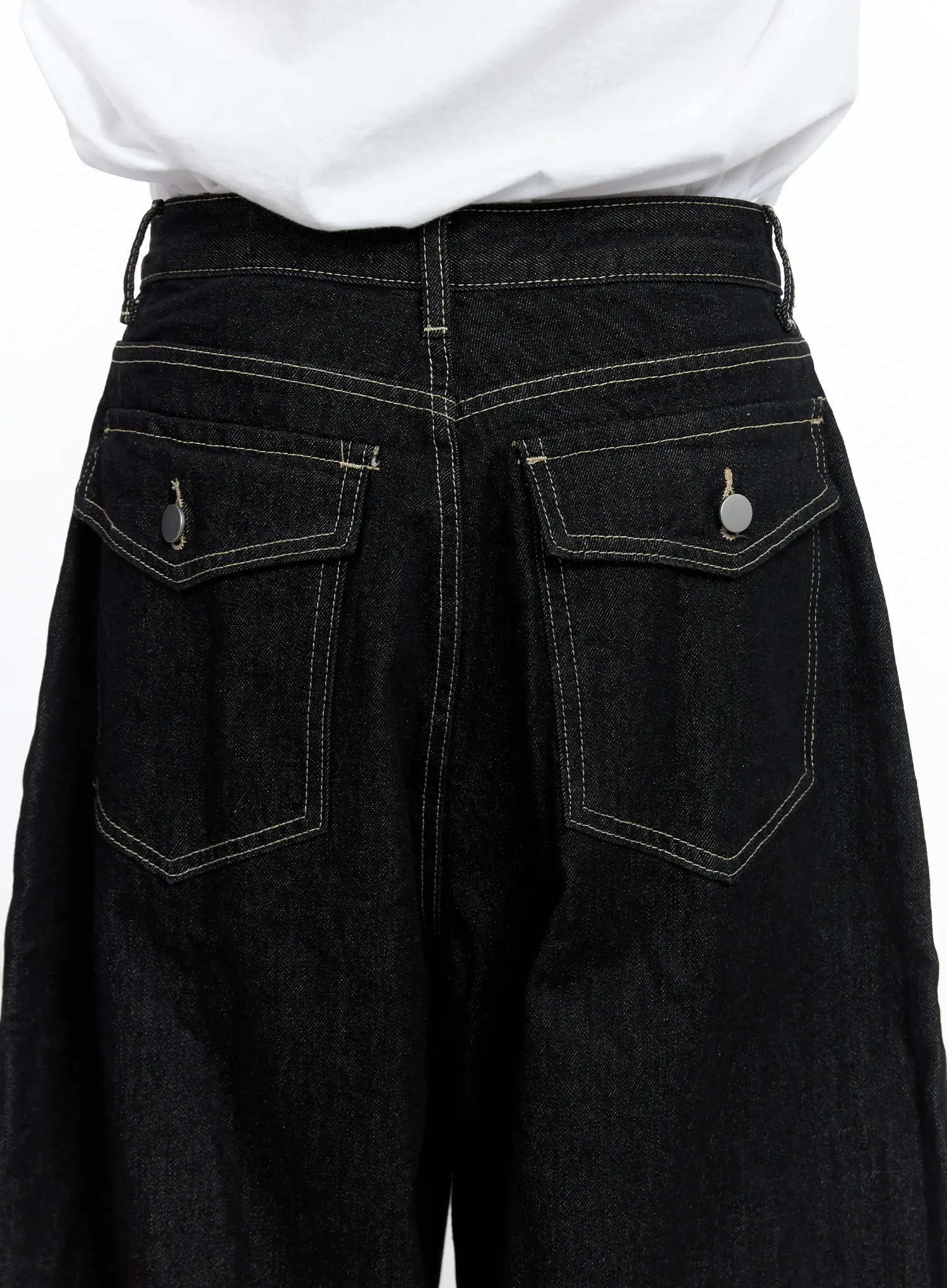 Men's Dark Denim Pocket Jeans IS519 - Image 2