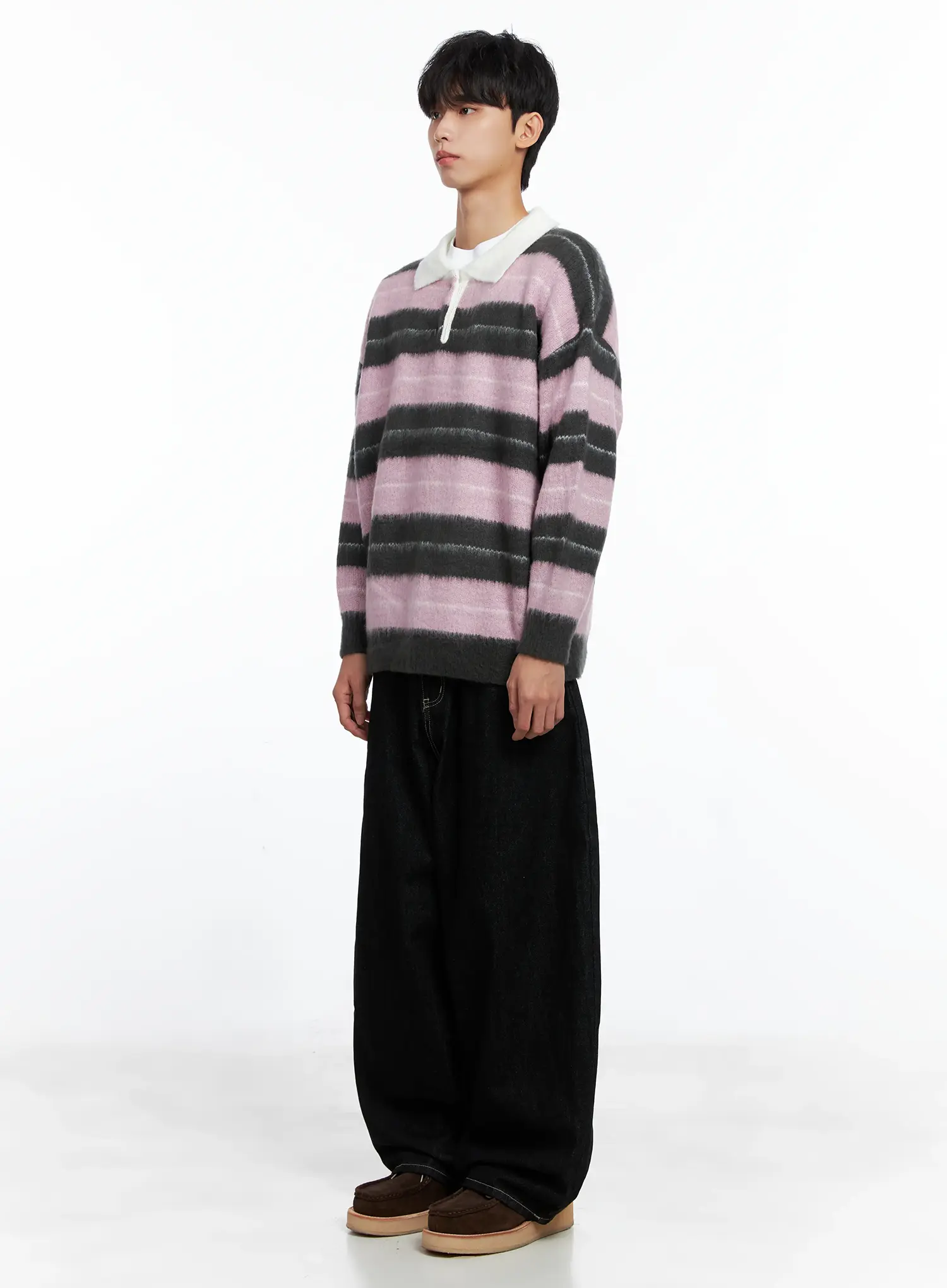 Men's Dark Denim Pocket Jeans IS519 - Image 7