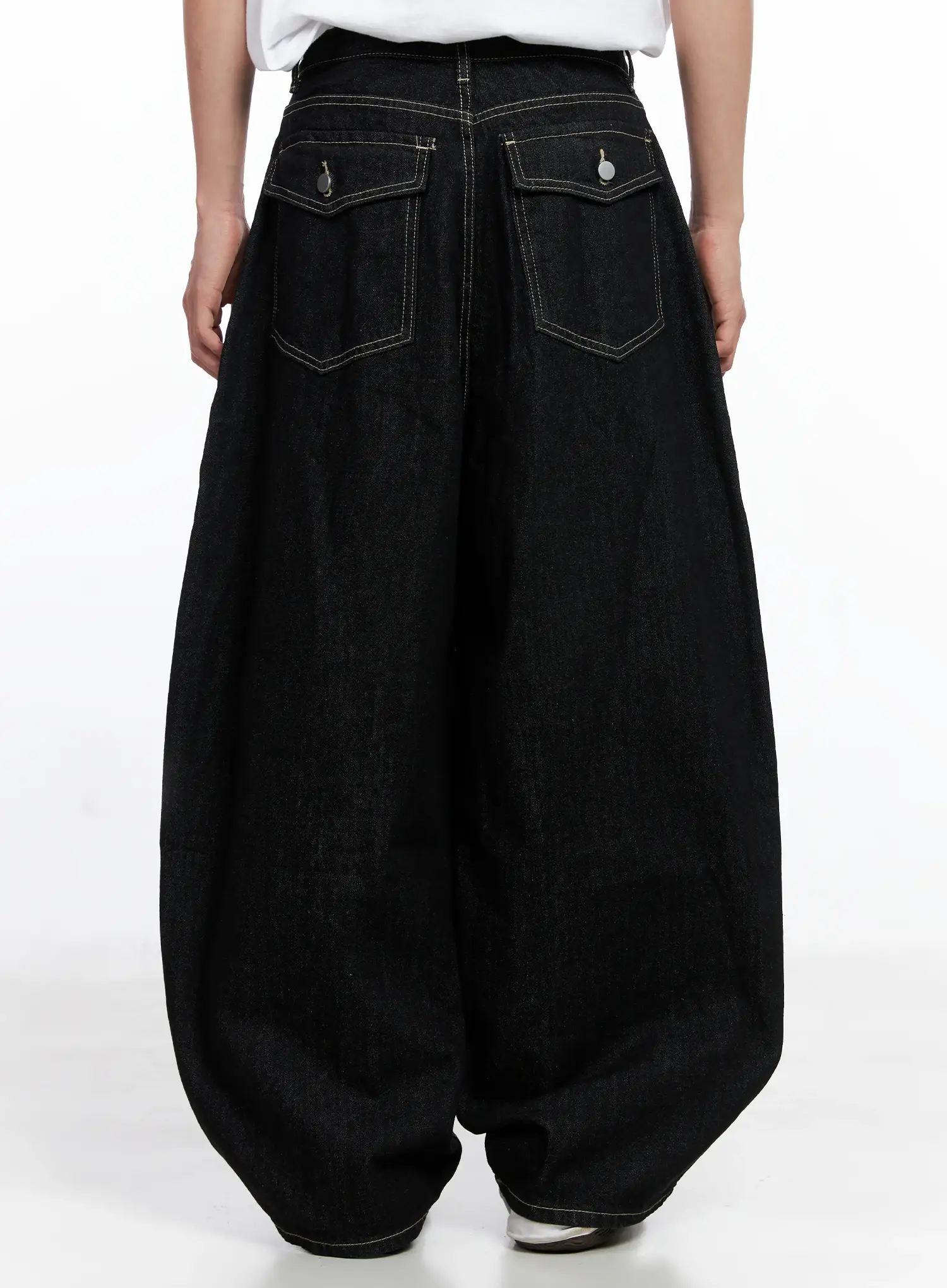 Men's Dark Denim Pocket Jeans IS519 - Image 9