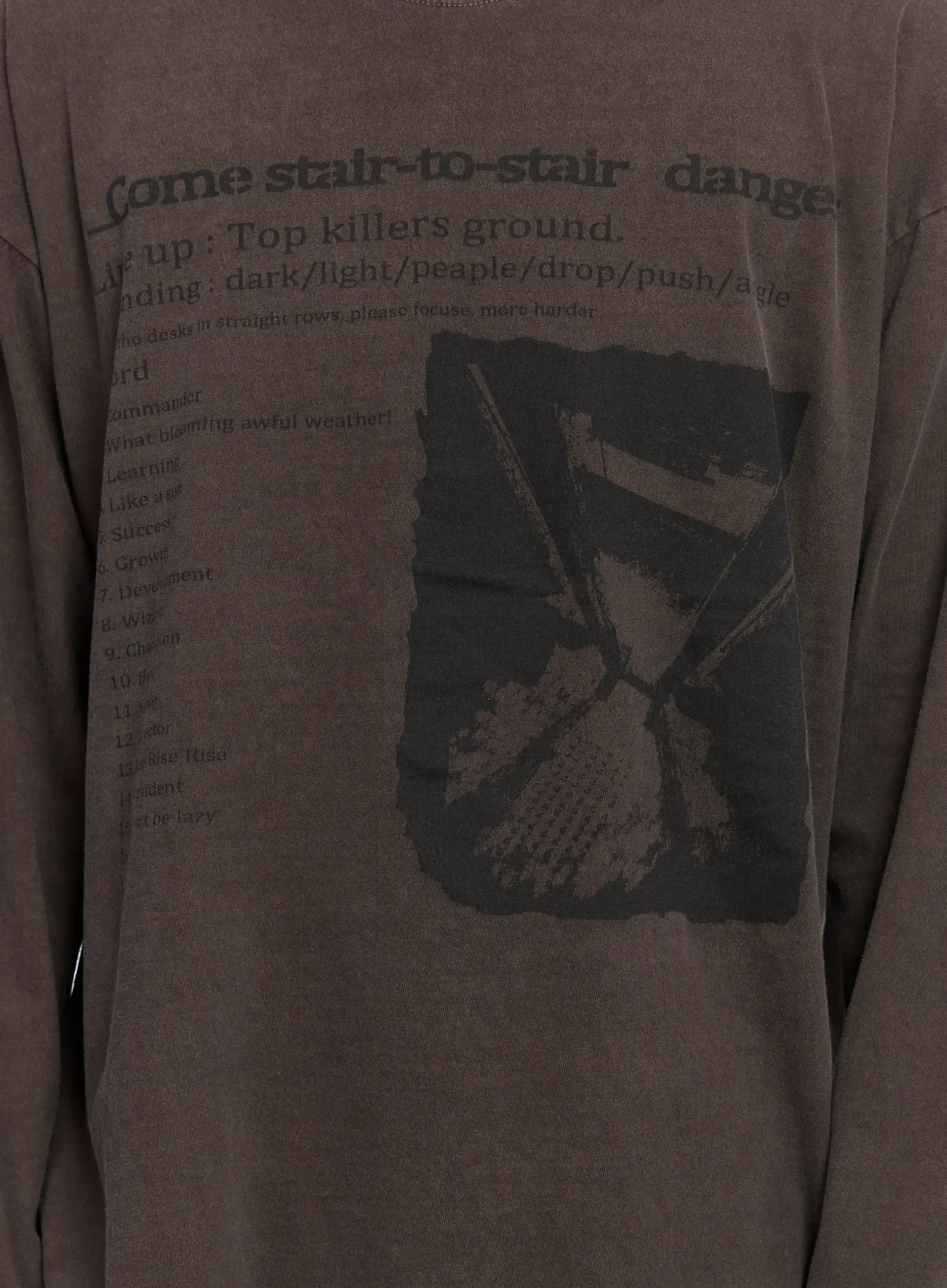 Men's Edgy Graphic Long Sleeve Tee IS509 - Image 13