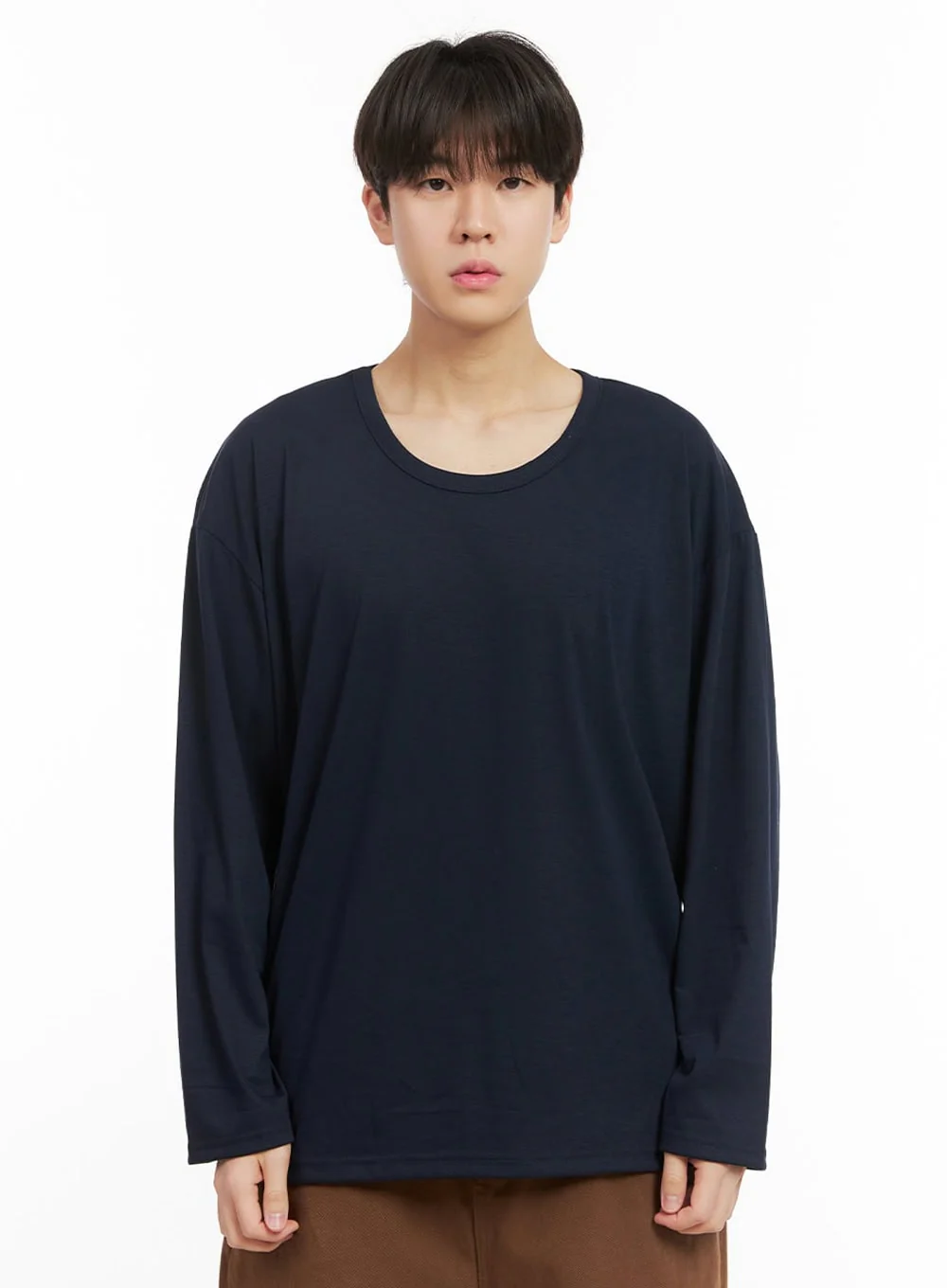 Men's Essential Long Sleeve Shirt IJ517 - Image 11