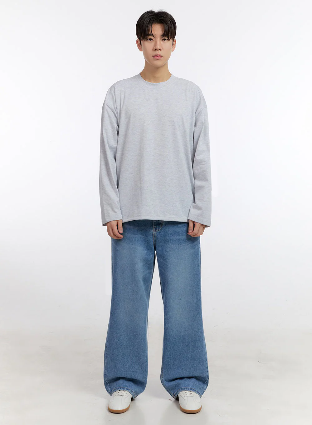 Men's Essential Long-Sleeve T-Shirt IM525 - Image 7