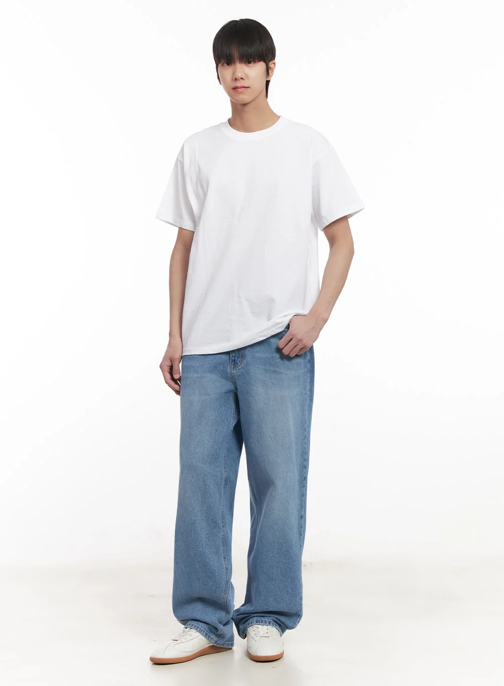 Men's Essential T-Shirt (White) IM519 - Image 2