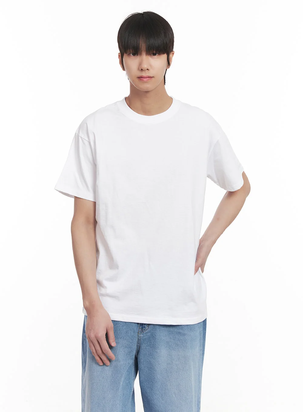 Men's Essential T-Shirt (White) IM519 - Image 3