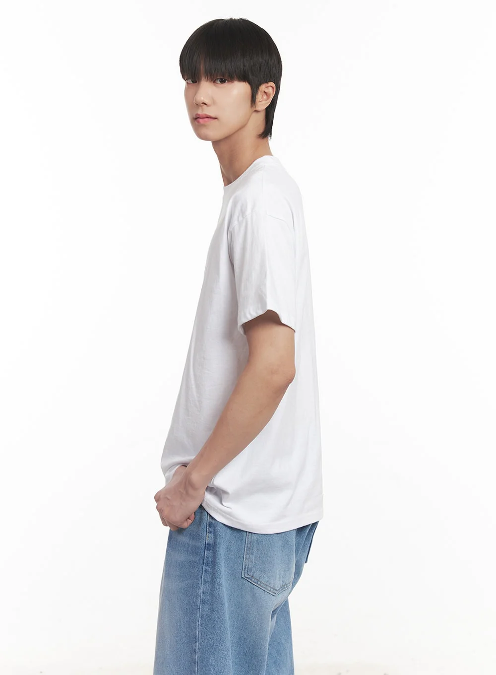Men's Essential T-Shirt (White) IM519 - Image 5