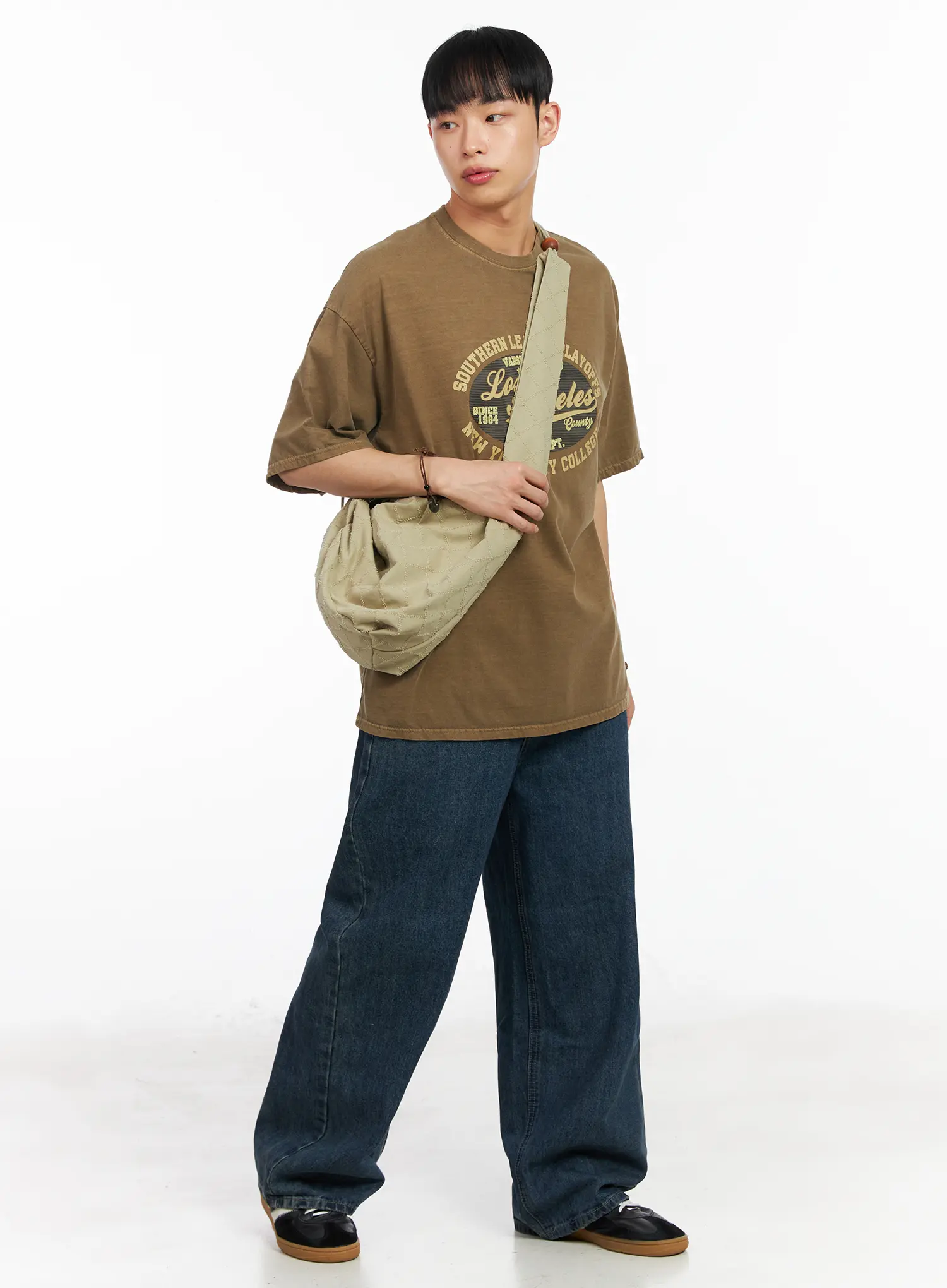 Men's Essential Wide Leg Jeans IA501 - Image 3