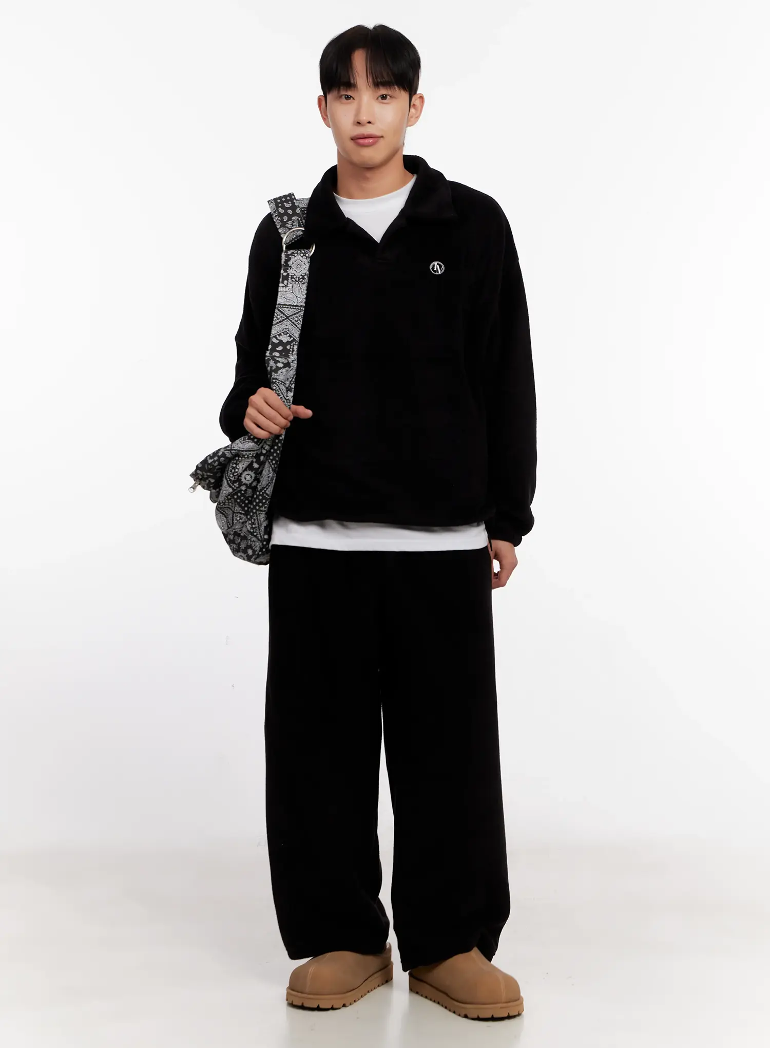 Men's Fleece Collar Top IO528 - Image 10
