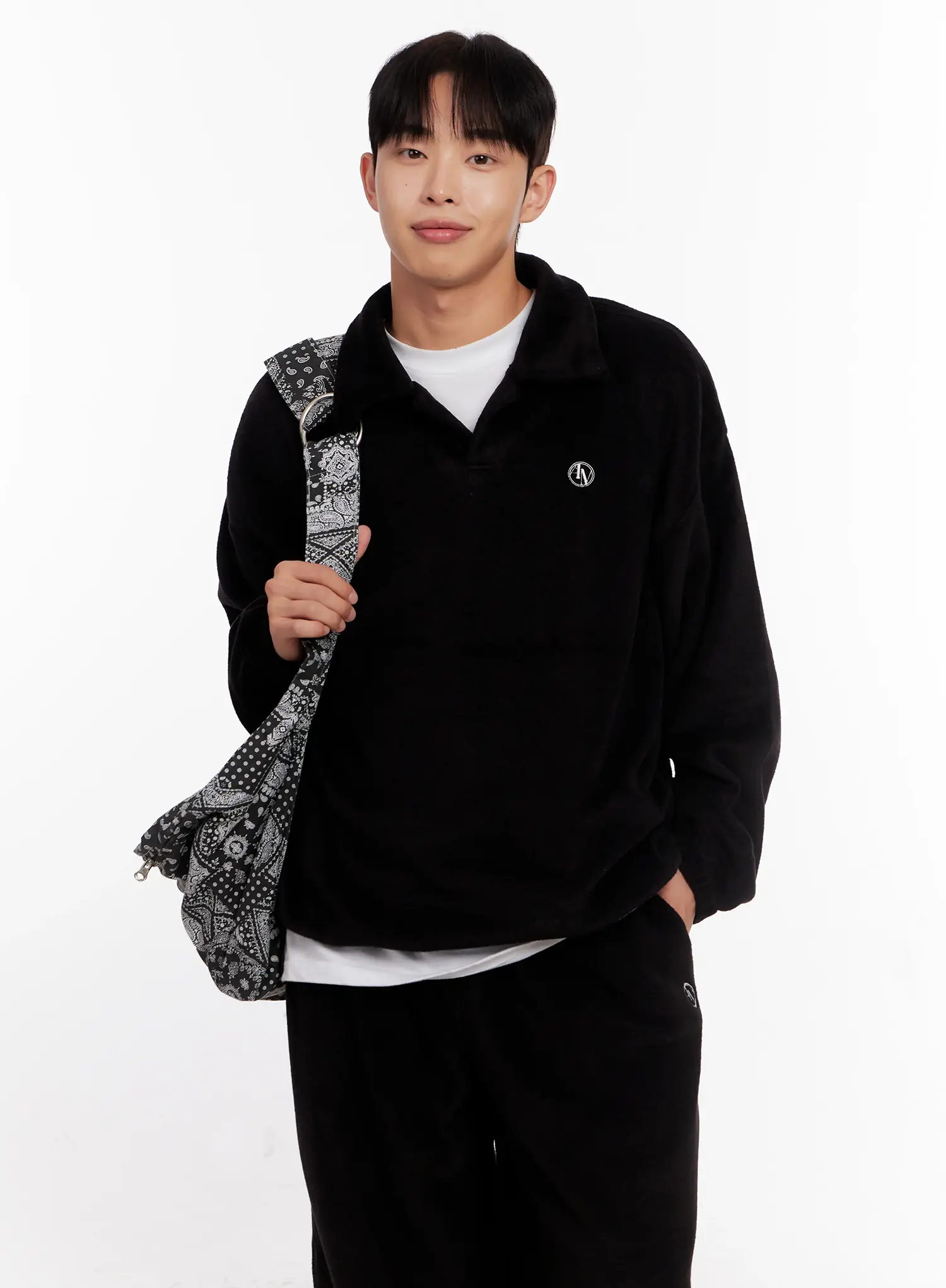 Men's Fleece Collar Top IO528 - Image 11