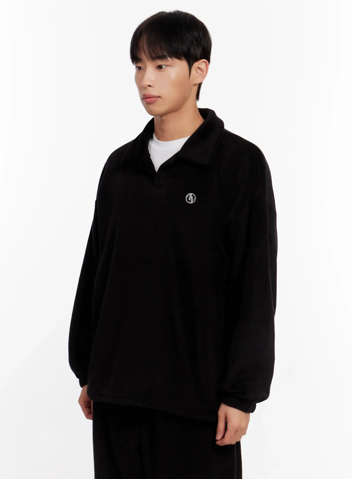 Men's Fleece Collar Top IO528 - Image 4