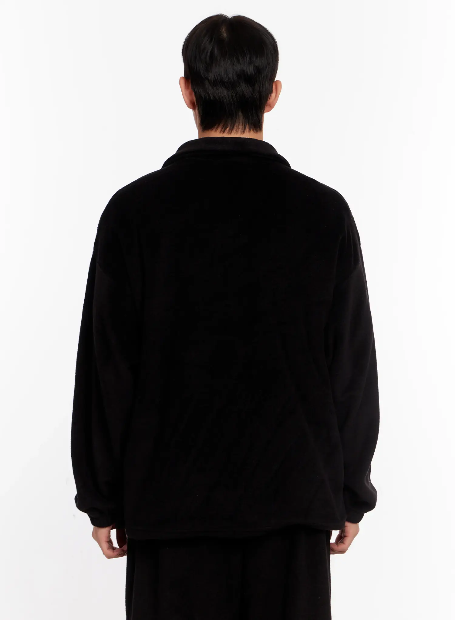 Men's Fleece Collar Top IO528 - Image 5