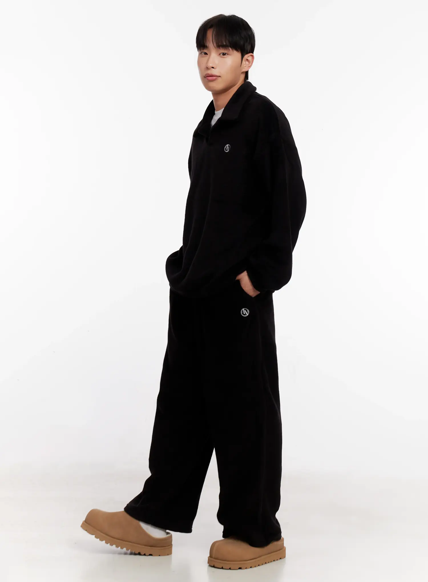 Men's Fleece Collar Top IO528 - Image 9