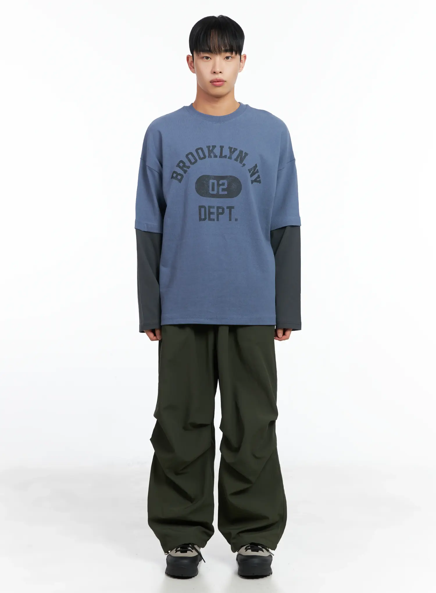 Men's Fleece Parachute Pants IN518 - Image 4