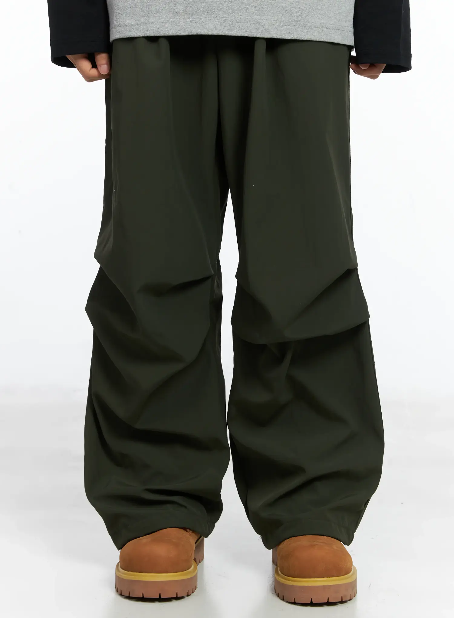 Men's Fleece Parachute Pants IN518 - Image 5