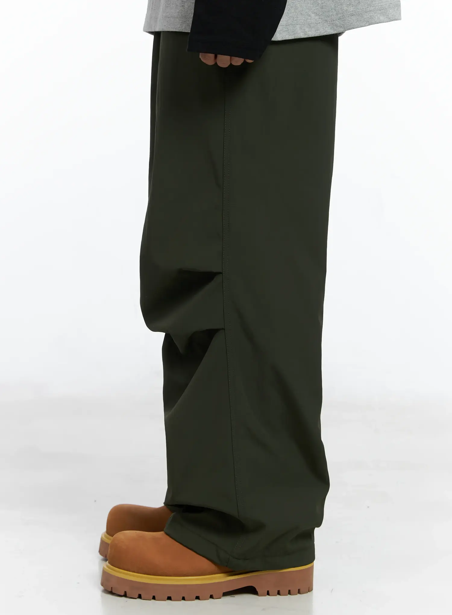 Men's Fleece Parachute Pants IN518 - Image 7