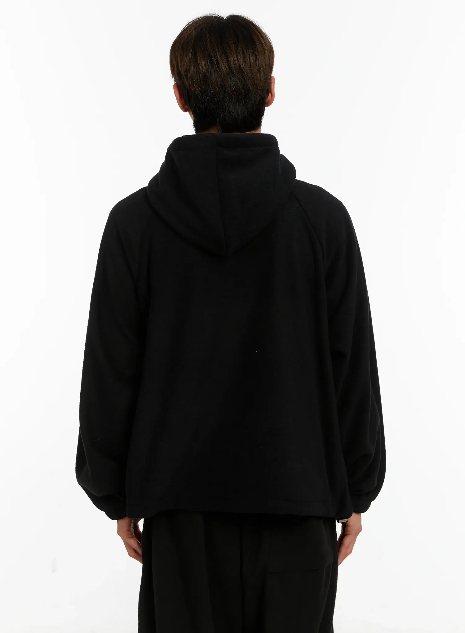 Men's Fleece Zip-Up Hoodie ID524 - Image 5