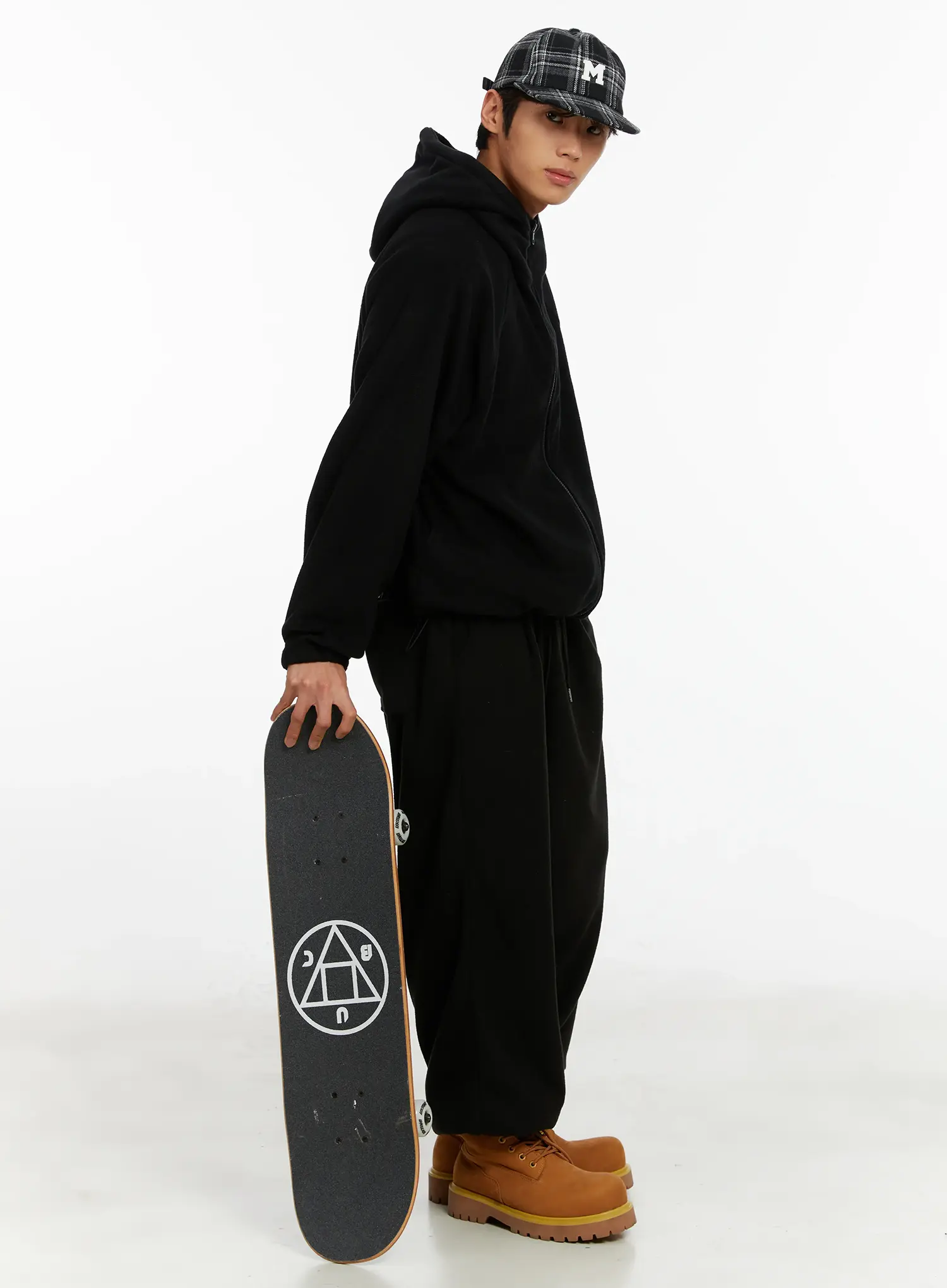 Men's Fleece Zip-Up Hoodie ID524 - Image 8