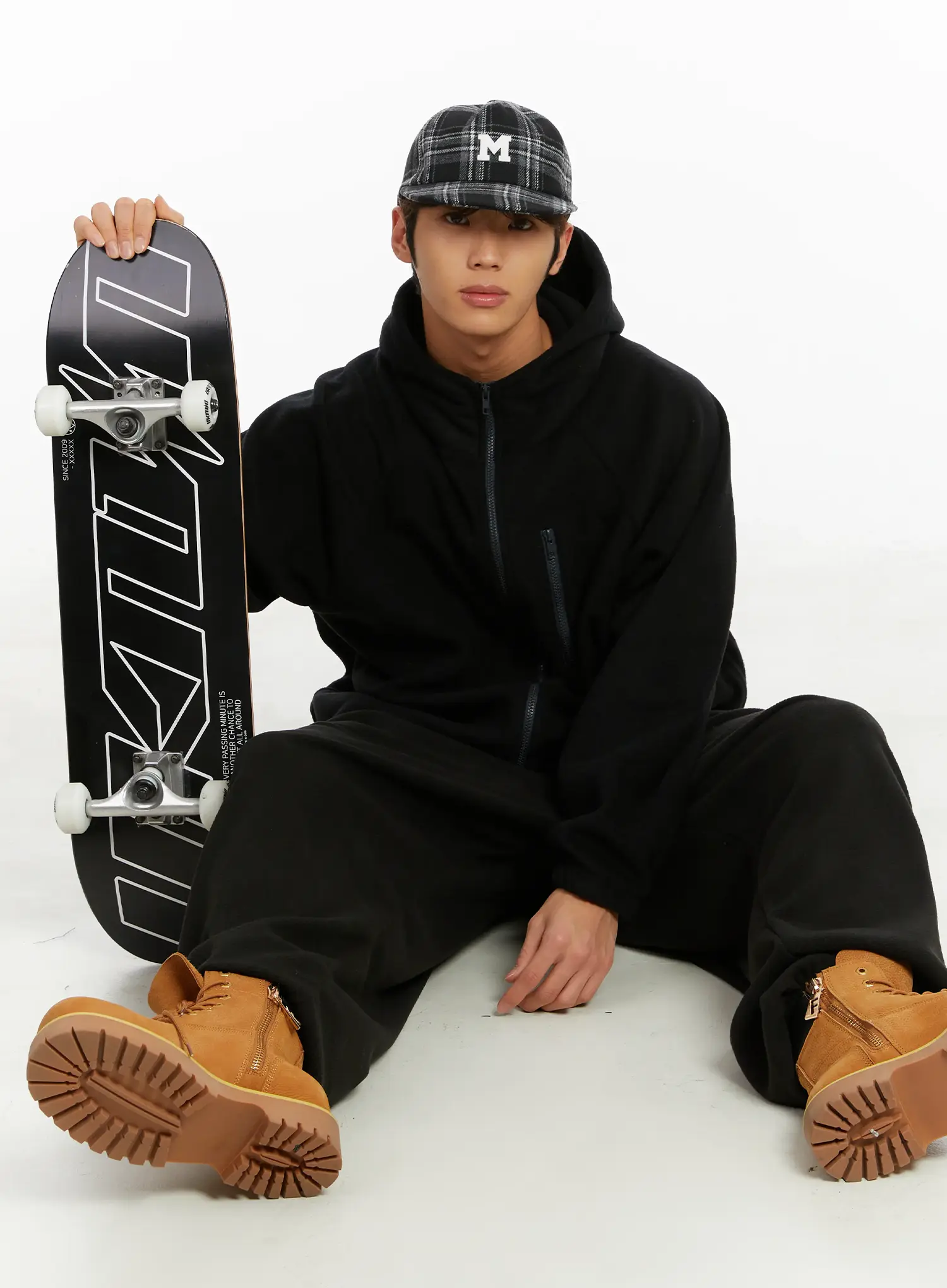 Men's Fleece Zip-Up Hoodie ID524 - Image 9