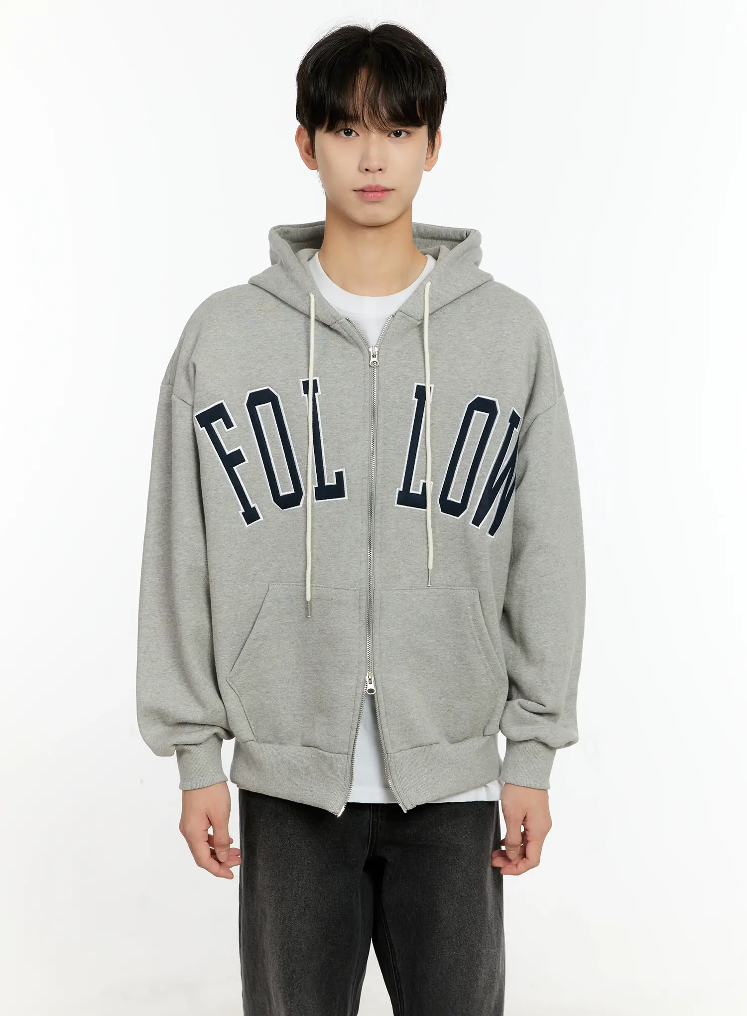 Men's Follow Me Zip-Up Hoodie IO531 - Image 13