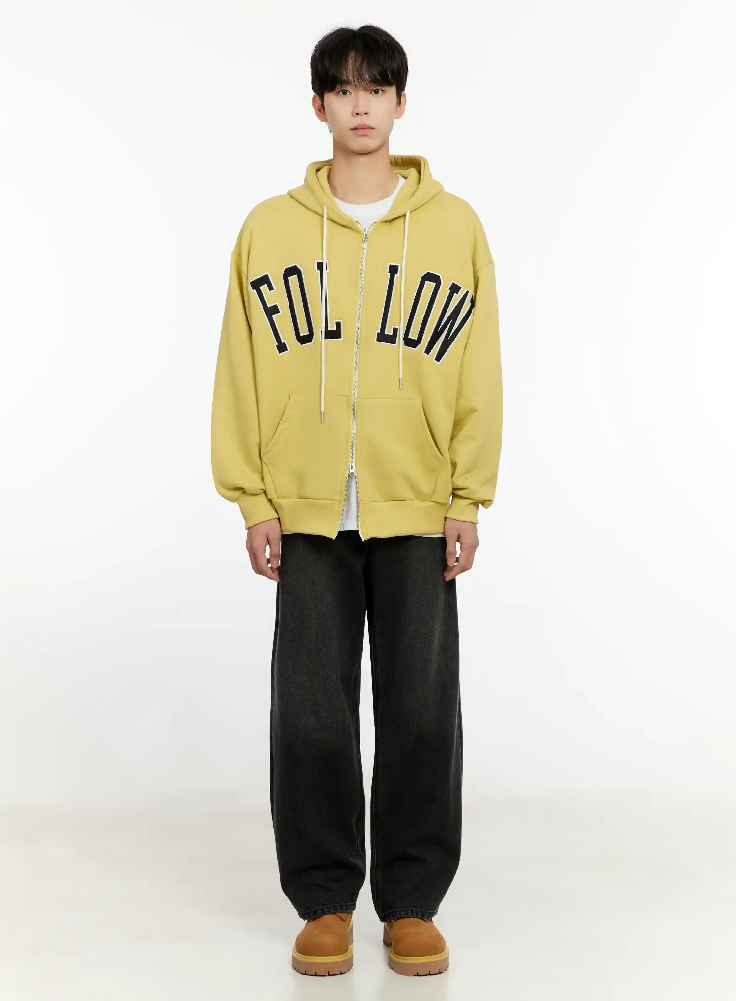 Men's Follow Me Zip-Up Hoodie IO531 - Image 3