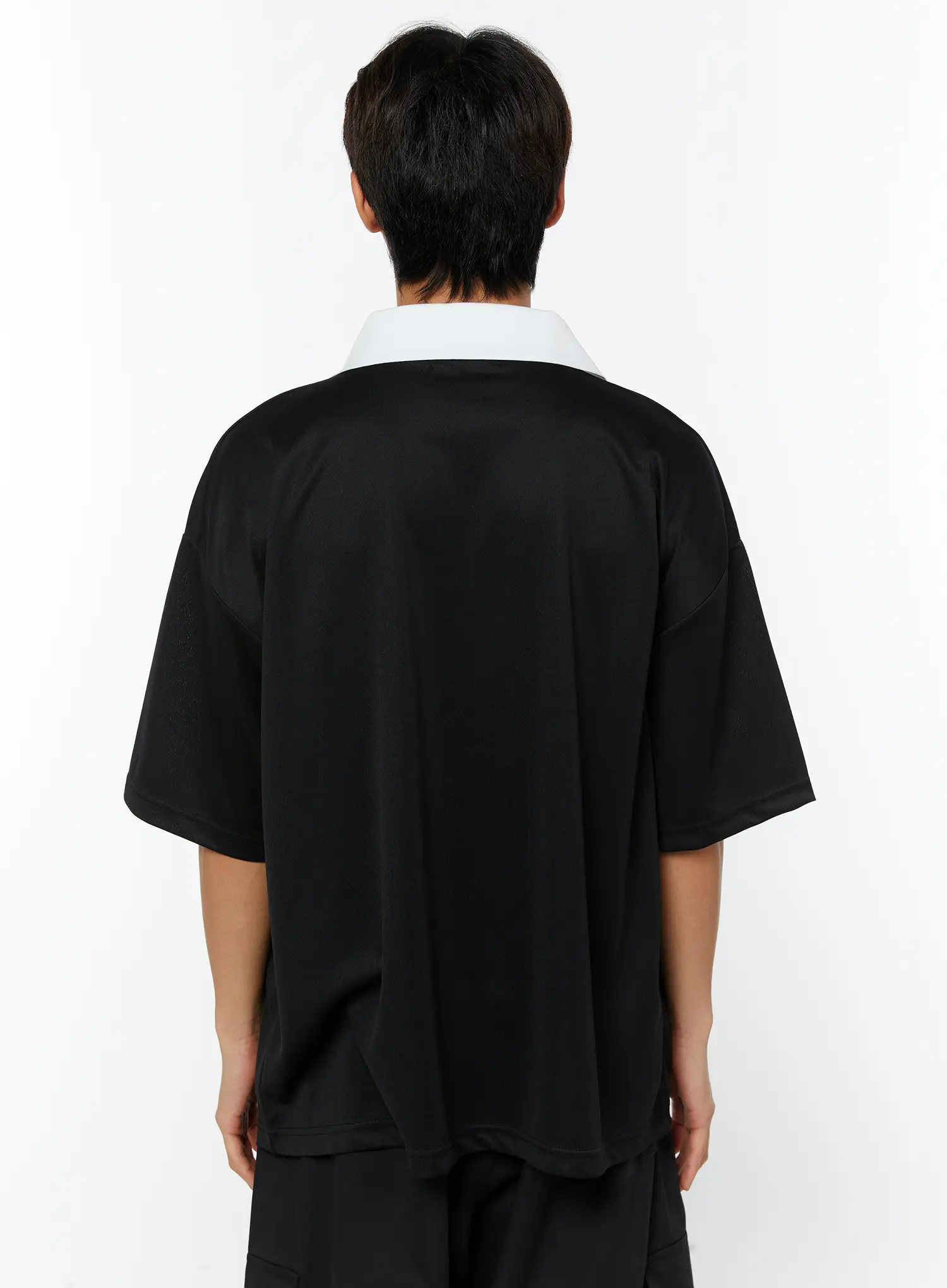 Men's Graphic Collared Tee IY514 - Image 5