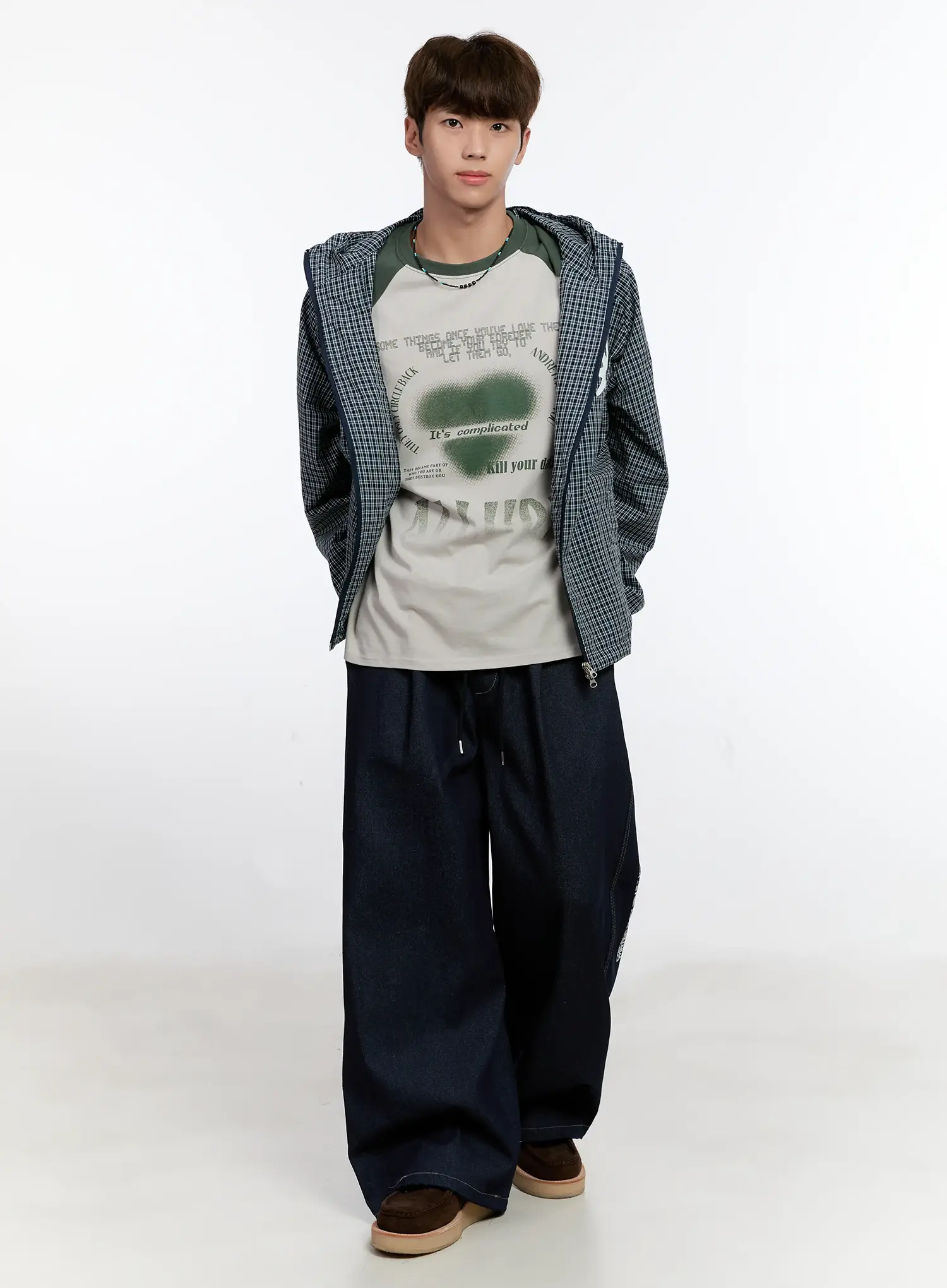 Men's Graphic Jeans (Dark Blue) IS529 - Image 12