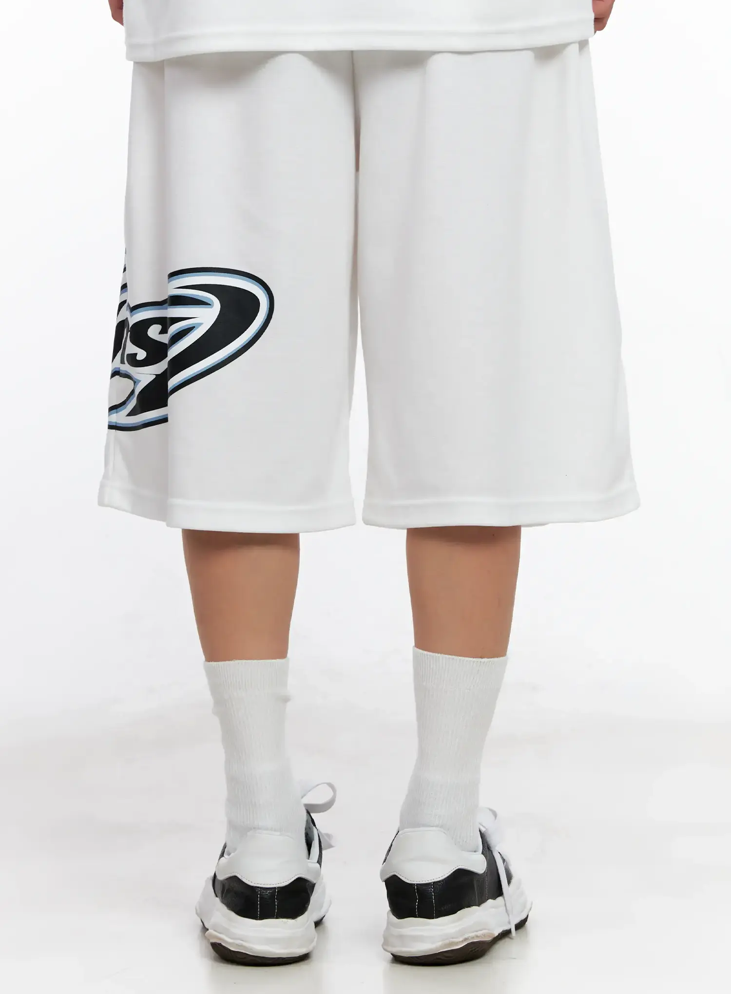 Men's Graphic Logo Athletic Shorts IG508 - Image 8